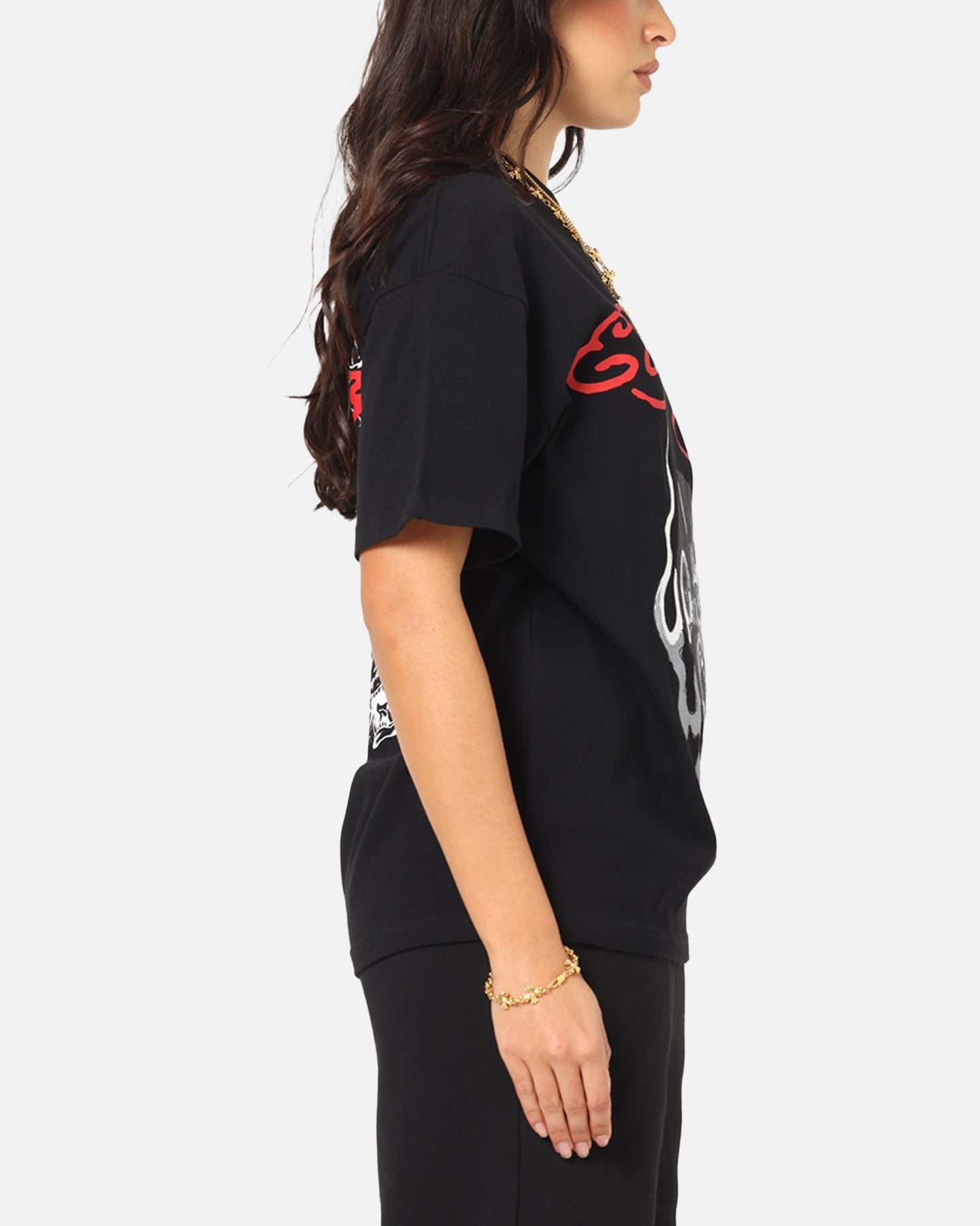 Ed Hardy Flash Demon T-Shirt Black Style001