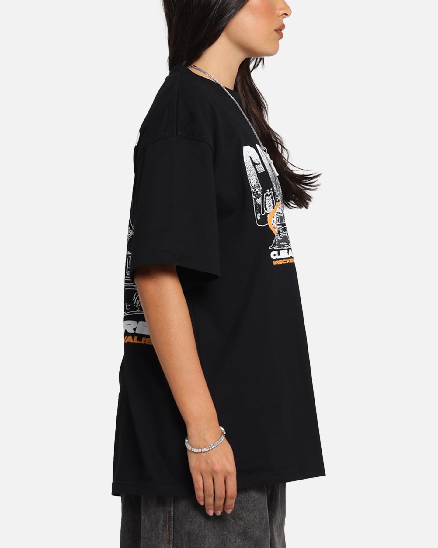 Carre Clean Up Crew T-Shirt Black Style001