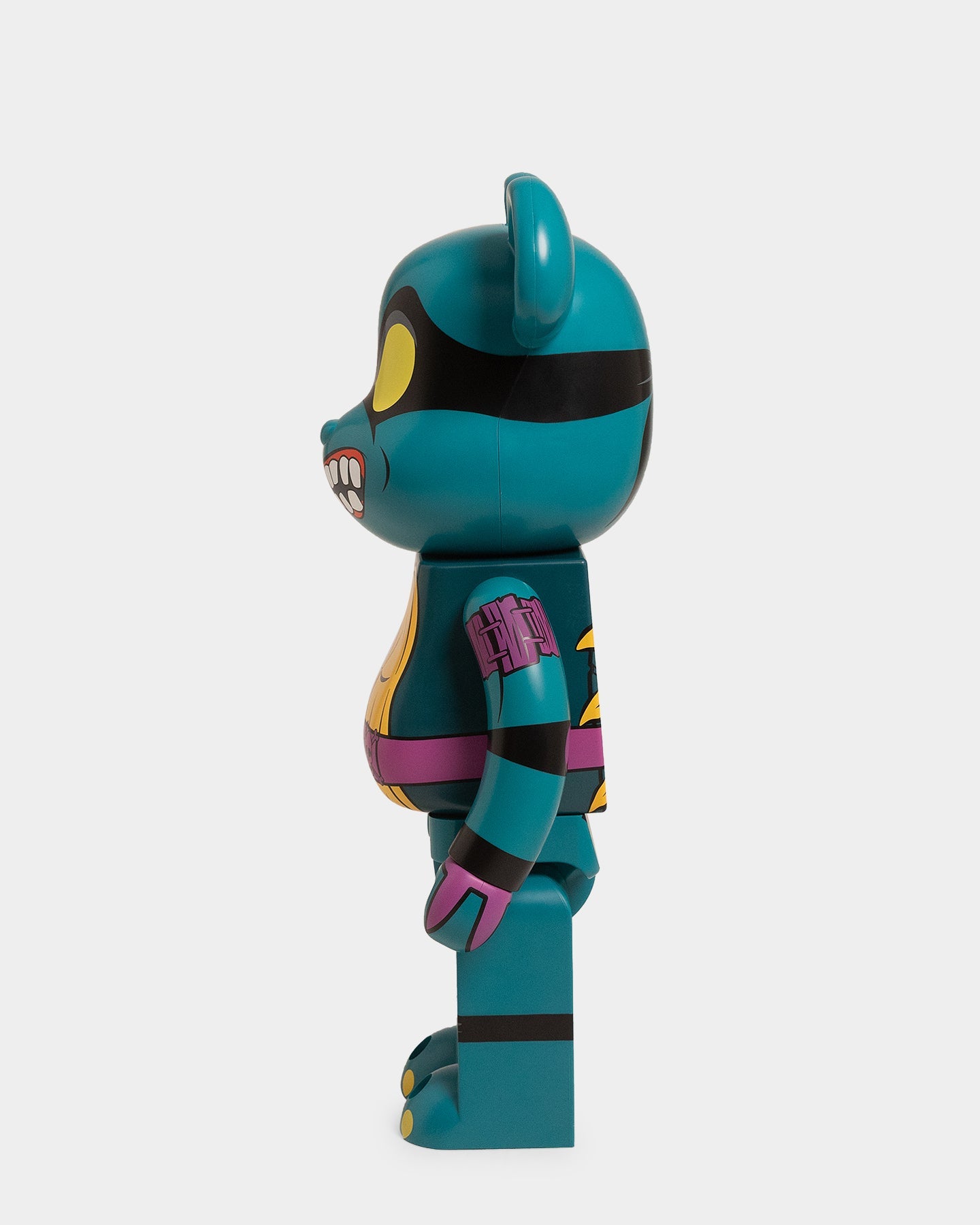 Medicom Toy Be@Rbrick X Teenage Mutant Ninja Turtles Slash 1000% Figure Multi