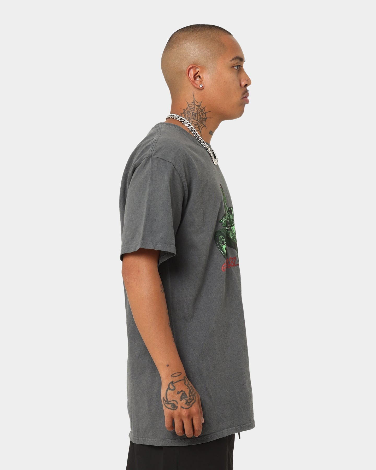 Gorillaz Green Geep T-Shirt Navy