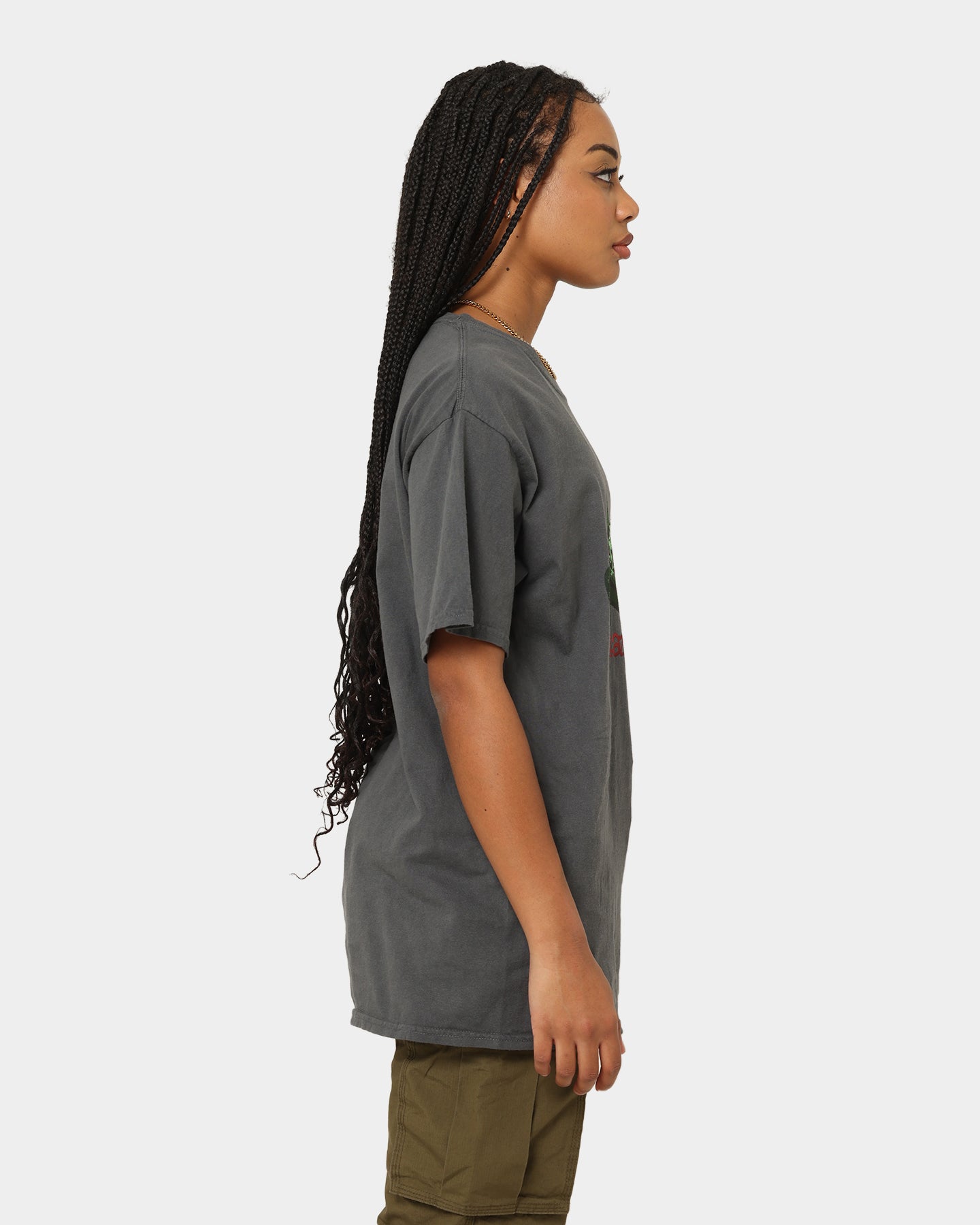 Gorillaz Green Geep T-Shirt Navy Style001
