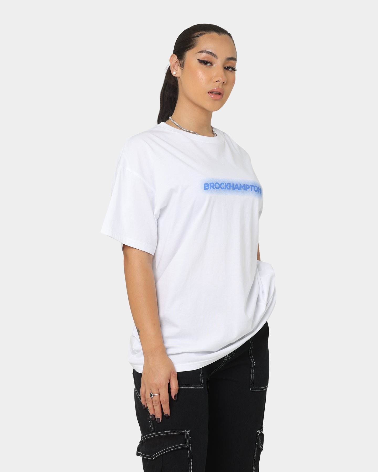 Brockhampton Alien T-Shirt White Style001