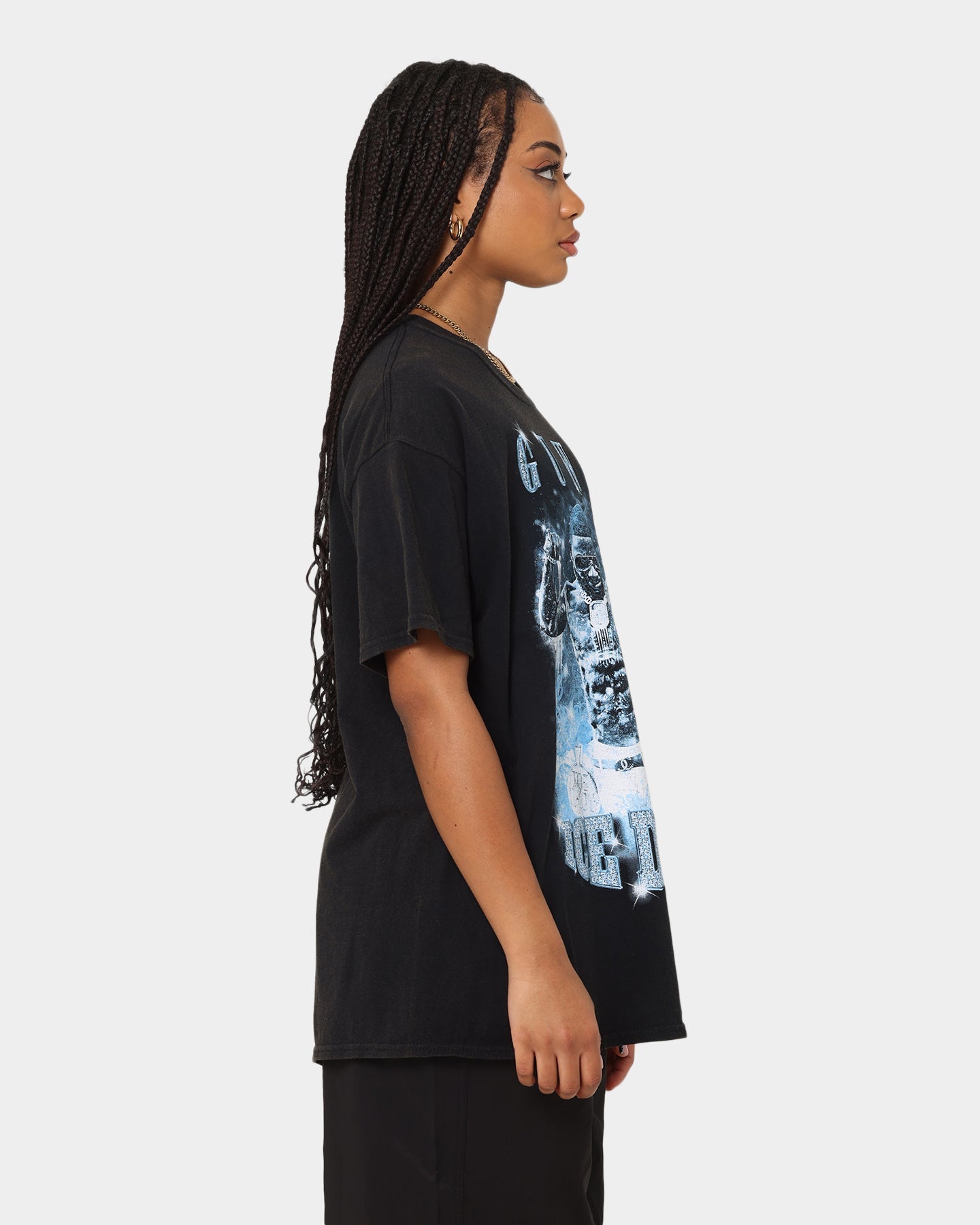 Gucci Mane Ice Daddy Vintage T-Shirt Black Wash Style001