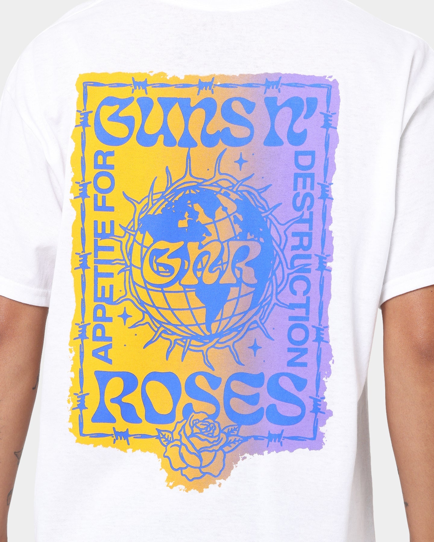 Guns n Roses Appetite Ticket T-Shirt White