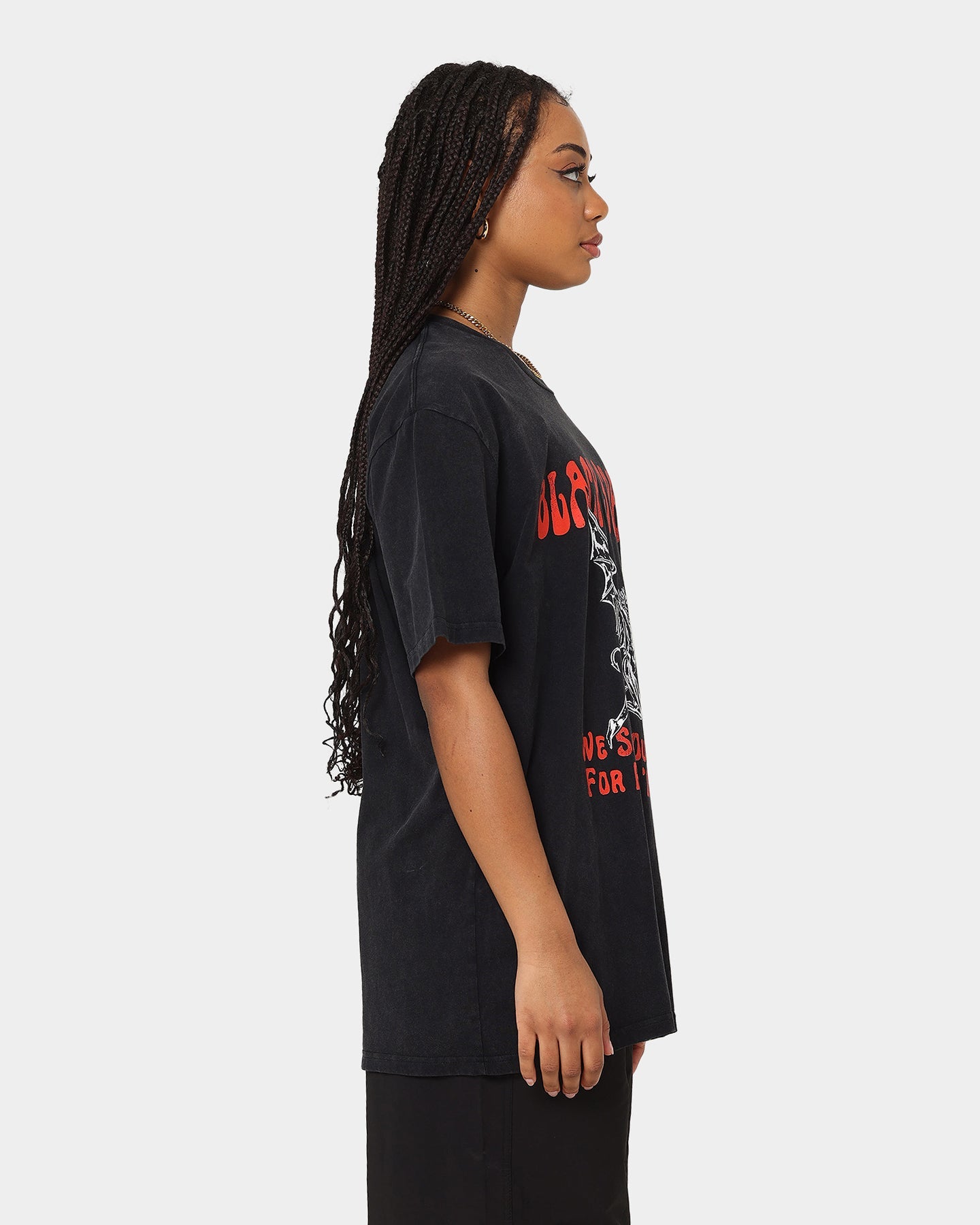 Black Sabbath Sold Our Soul Vintage T-Shirt Washed Black Style001