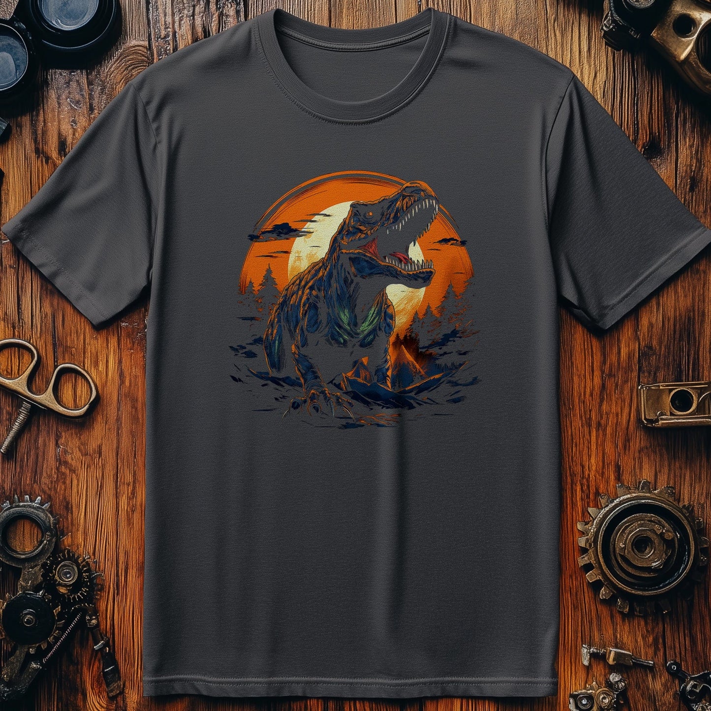 T-Rex Moon T-Shirt - Hilariously