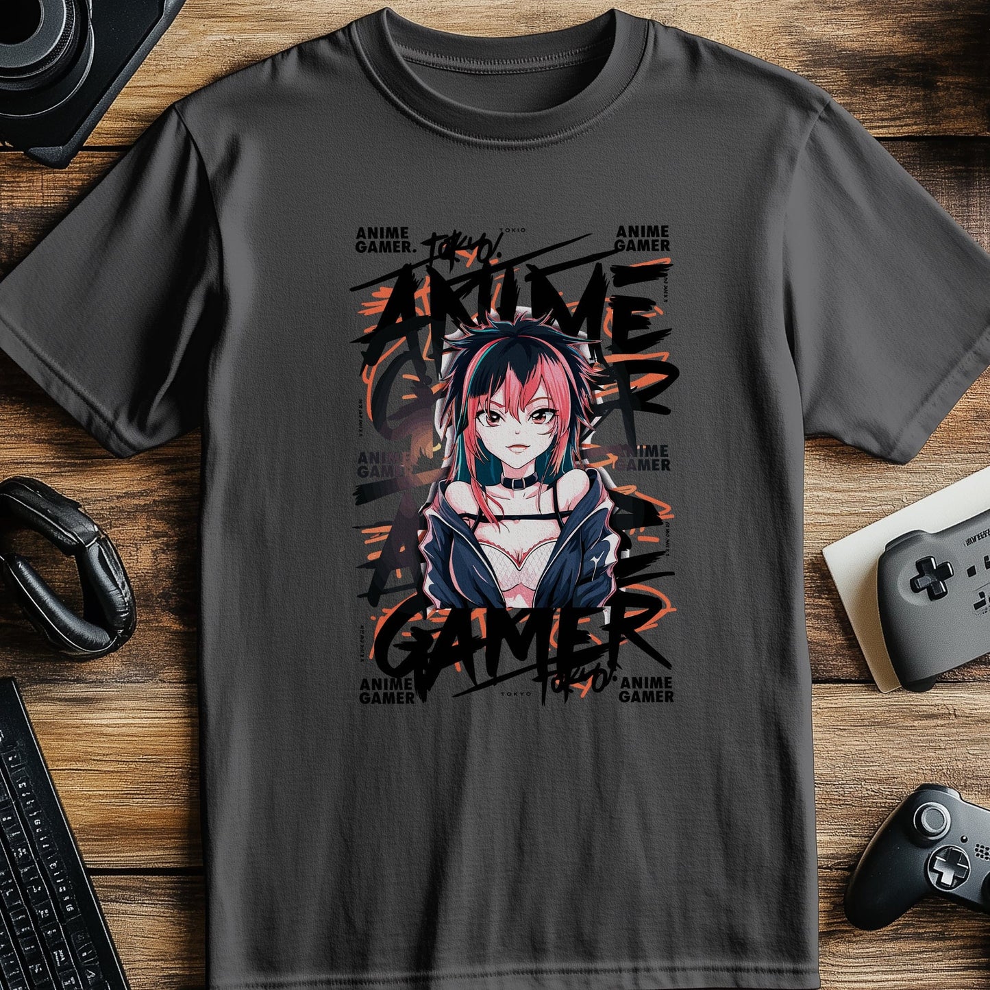 Gamer32 Anime gamer T-shirt