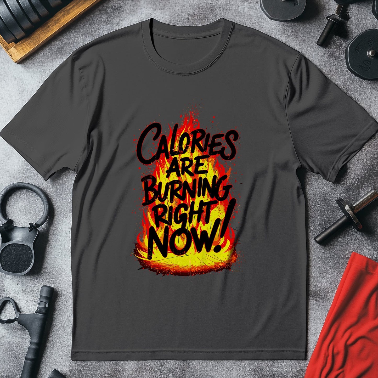 Gym 94 T-shirt Calories on Fire