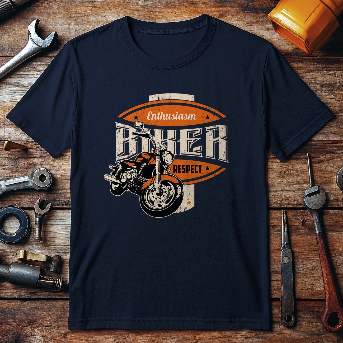 Enthusiasm Biker T-Shirt - Rev Up