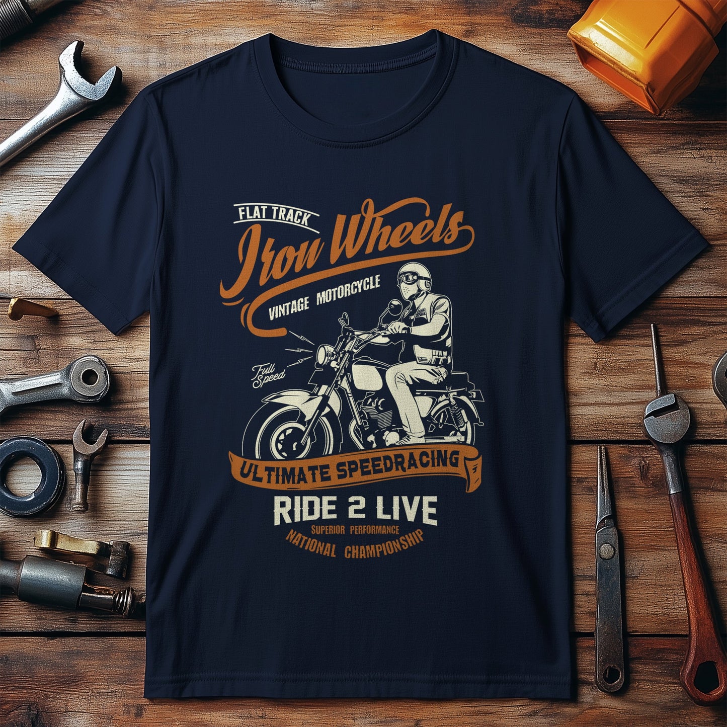 Iron Wheels T-shirt - Rev Up Your
