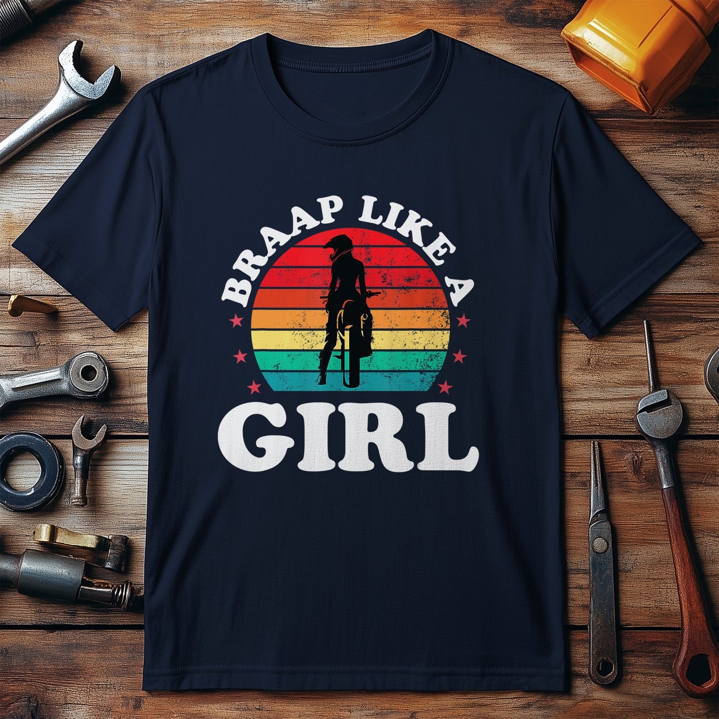 Braap Like A Girl T-shirt - Fun and