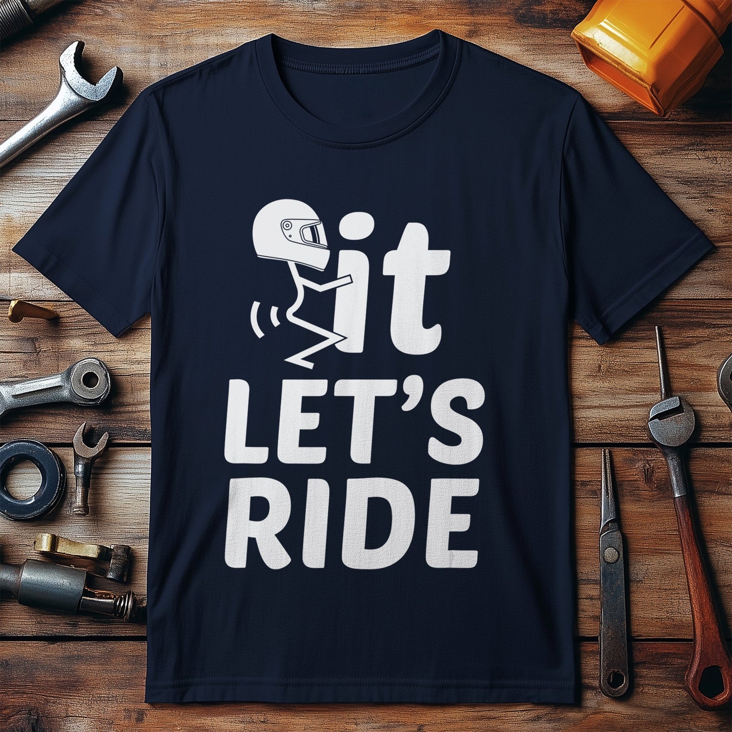 Let's Ride Motorcycle Biker T-Shirt