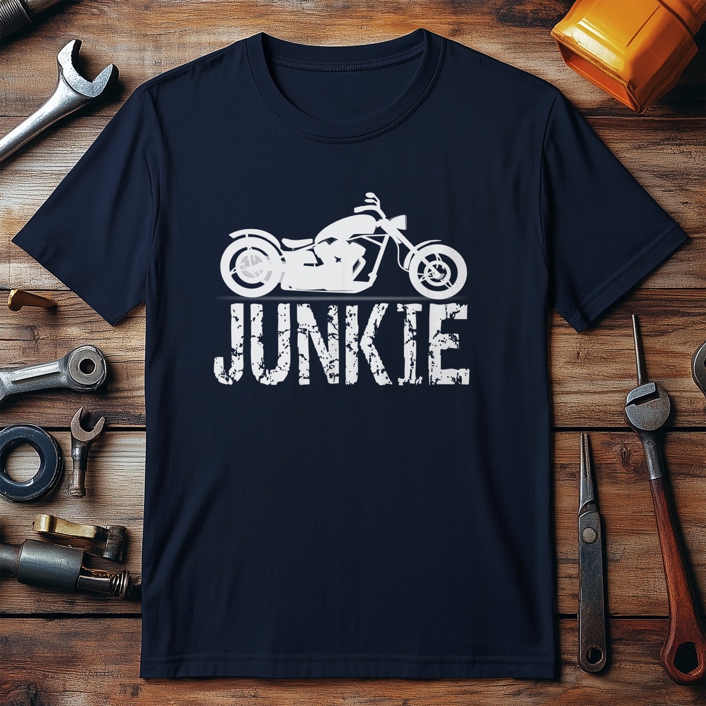 Motorcycle Biker Junkie T-Shirt -
