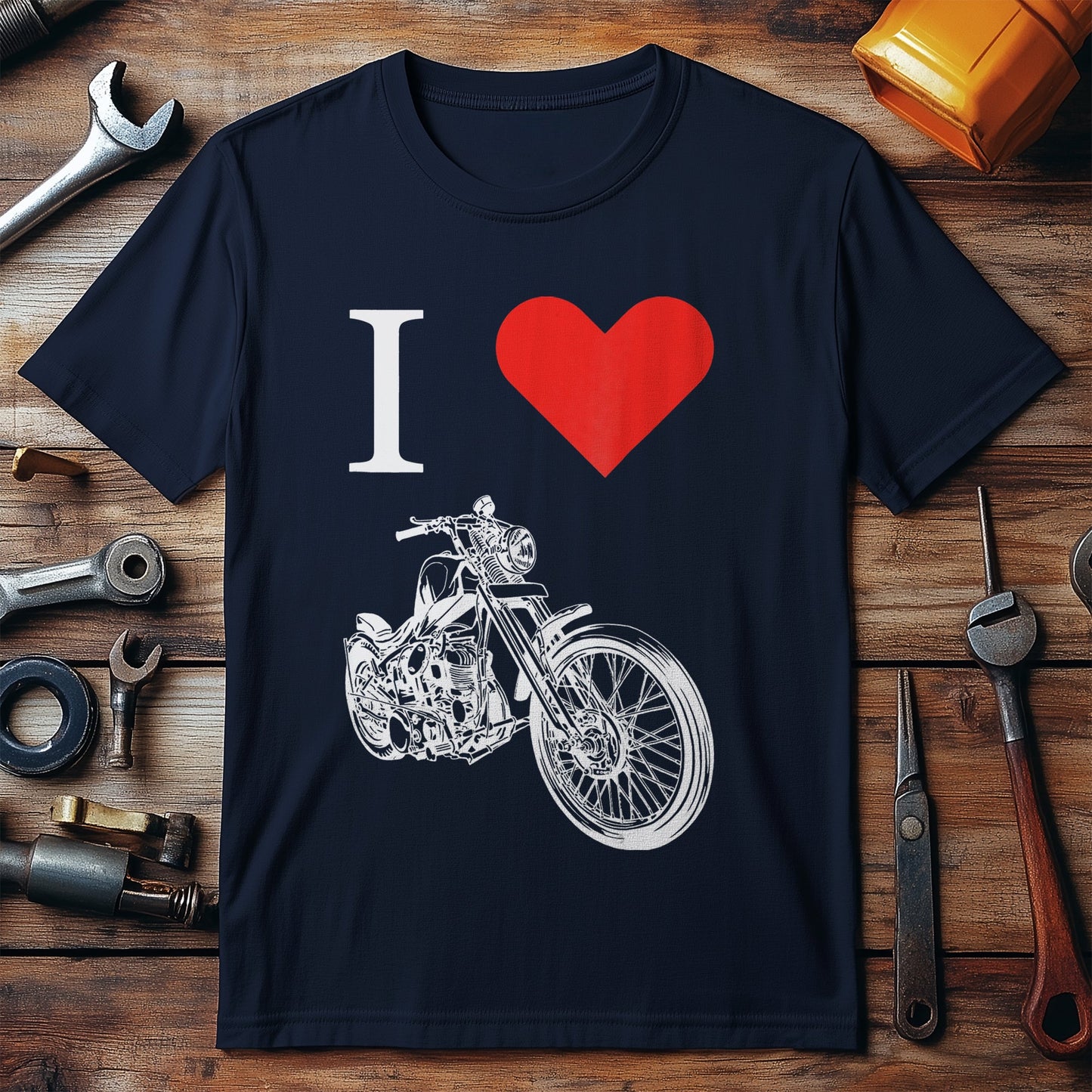 I Love My Motorcycle T-Shirt - Rev