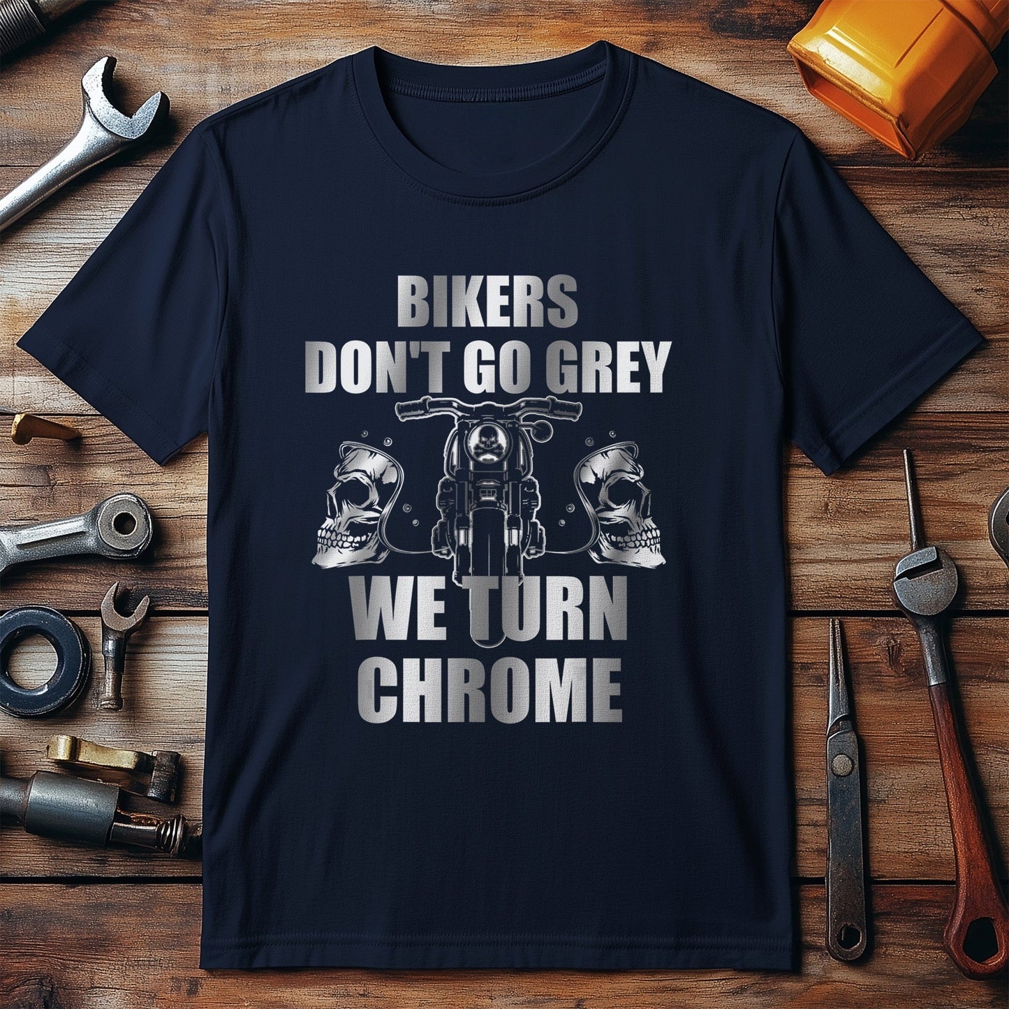 Bikers Dont Go Grey T-Shirt