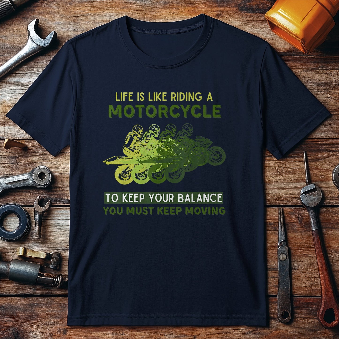 Life is Like a Motorcycle T-Shirt -