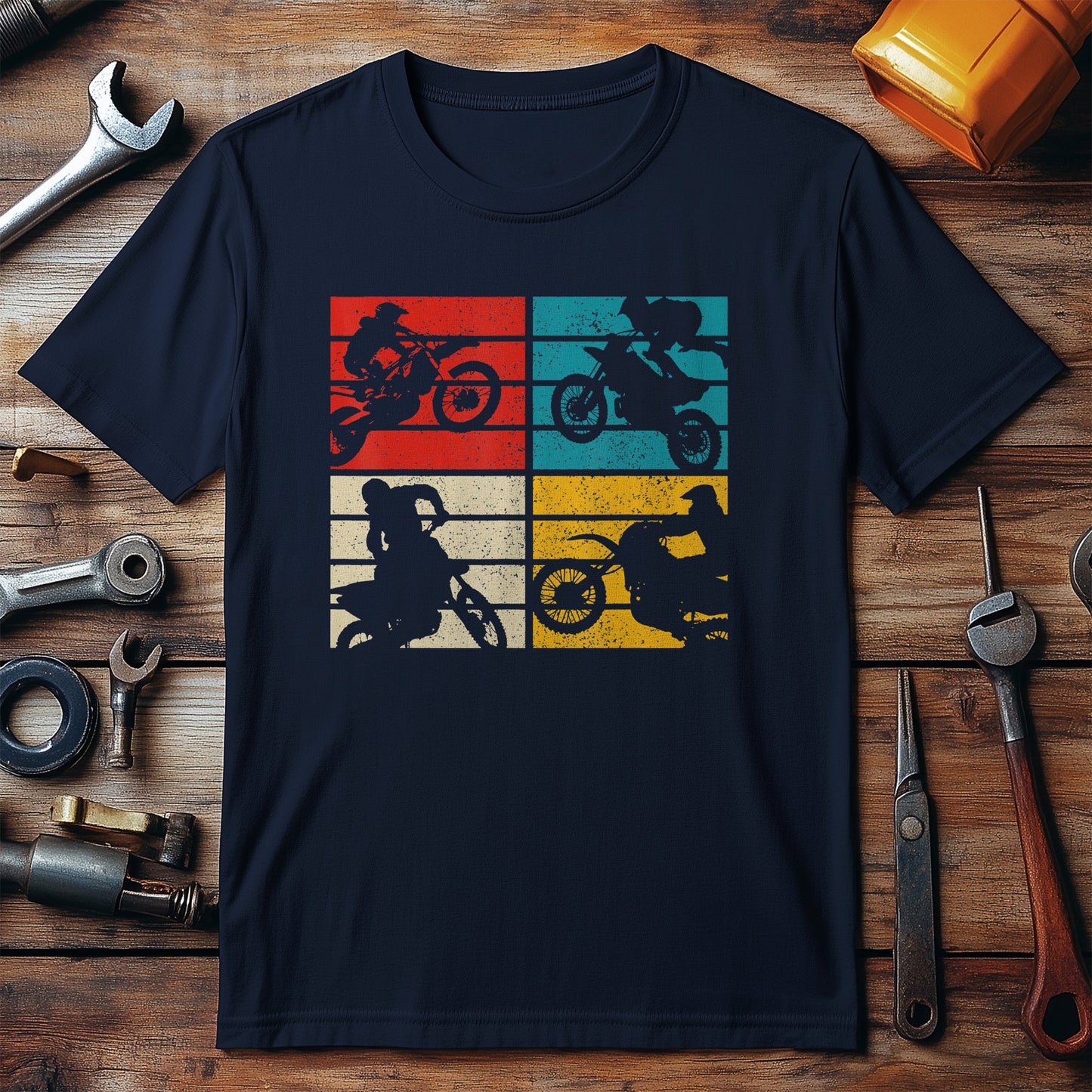 Vintage Dirt Bike Motocross T-Shirt