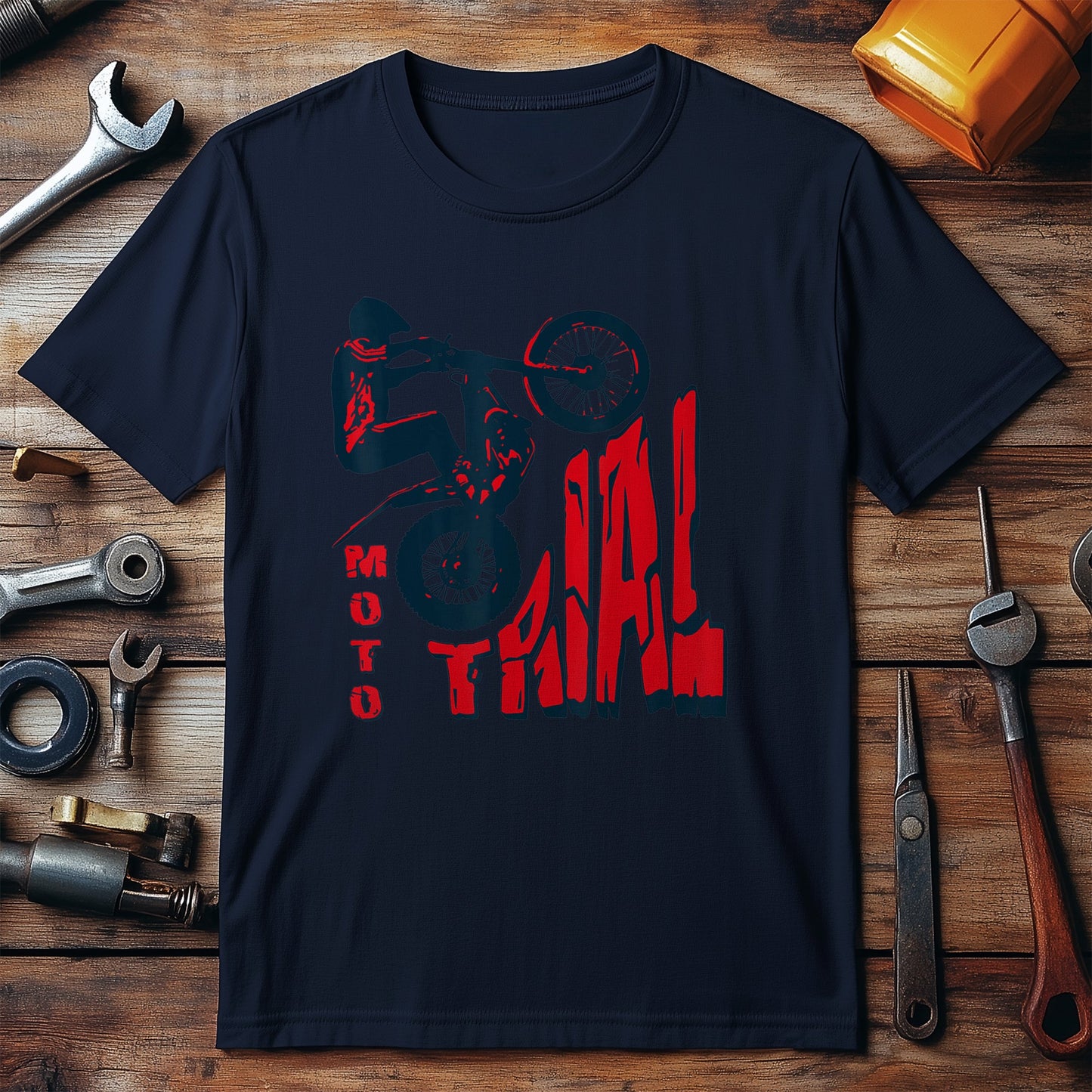 Mens Moto Trial T-shirt - Rev Up
