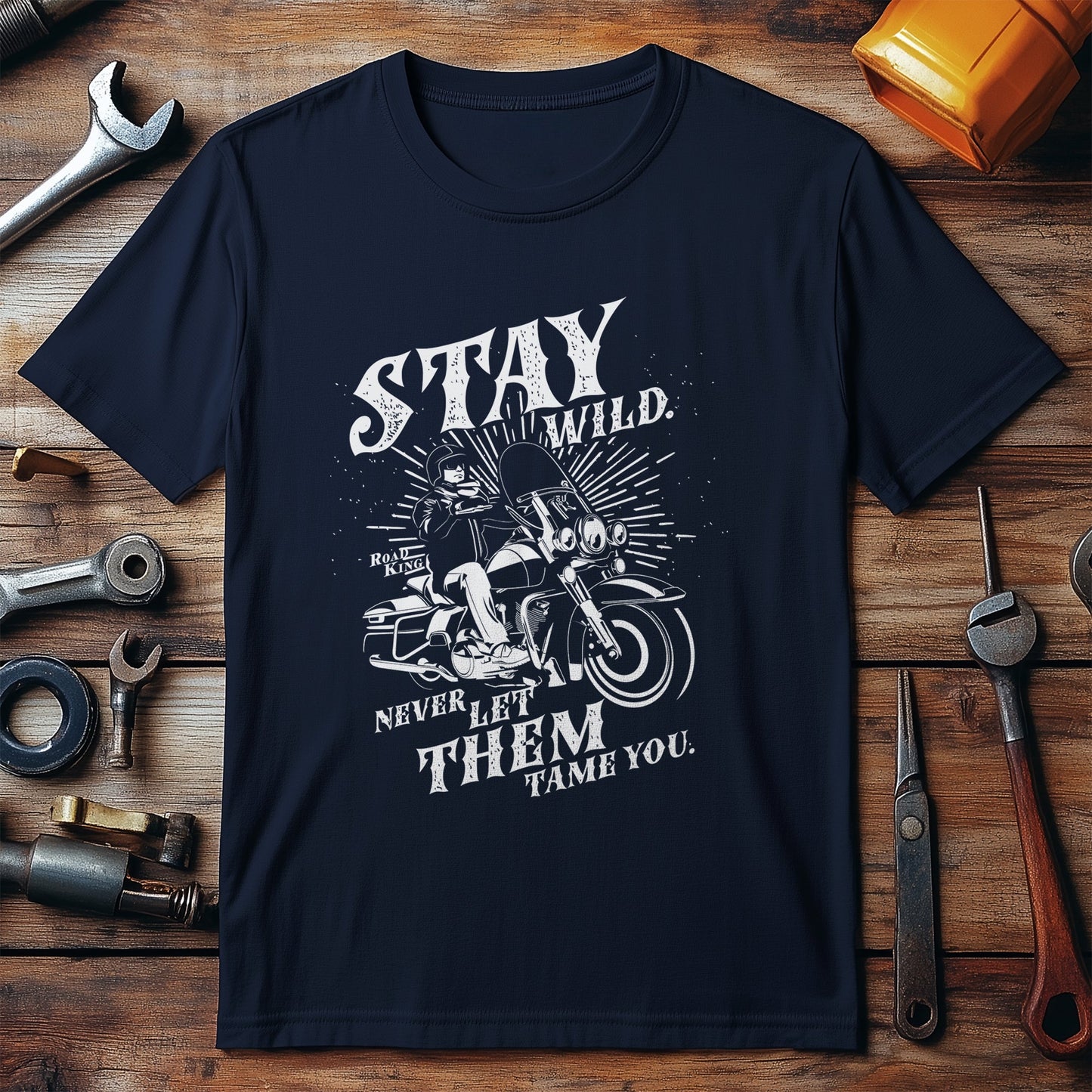 Stay Wild Motorcycle T-Shirt -