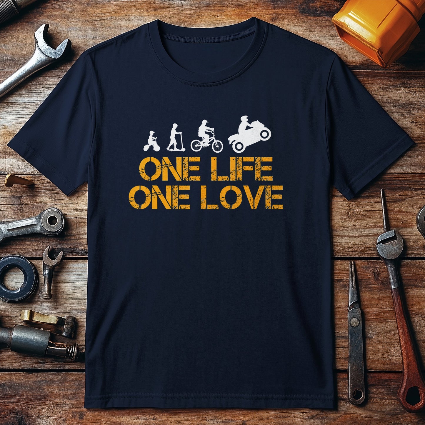 One Life One Love Motorcycle T-Shirt