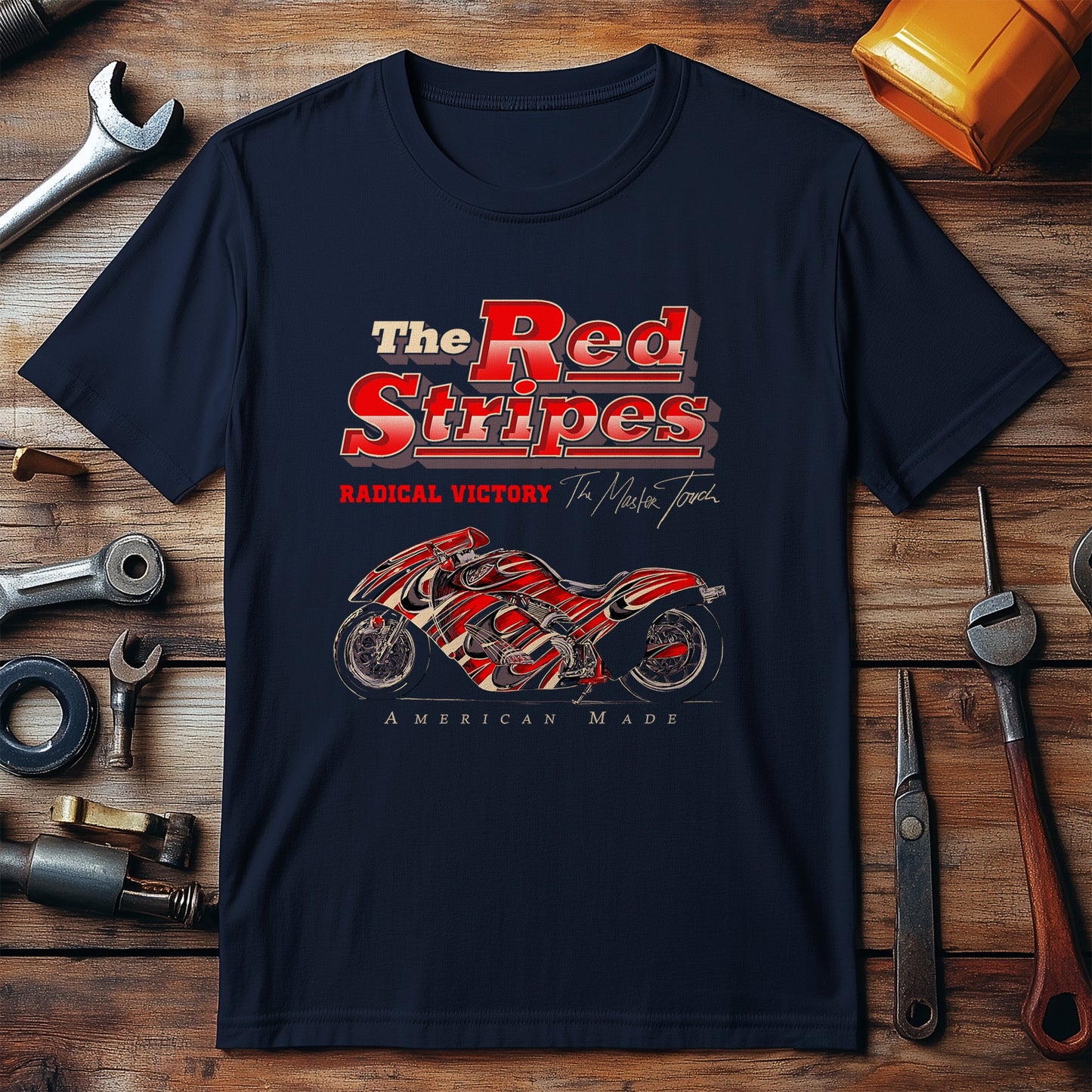 The Red Stripes T-Shirt - Rev Up