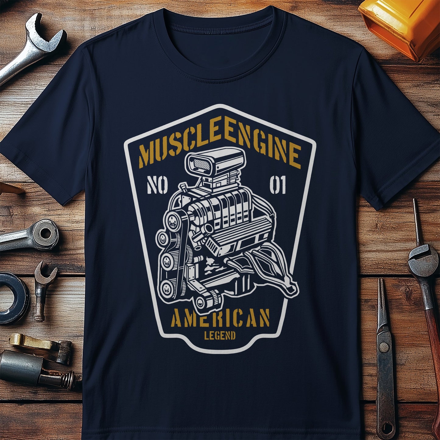 Muscle Engine American No. 1 T-Shirt