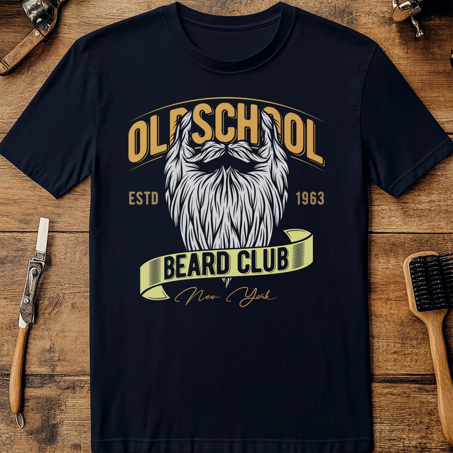 Old School Beard Club T-Shirt