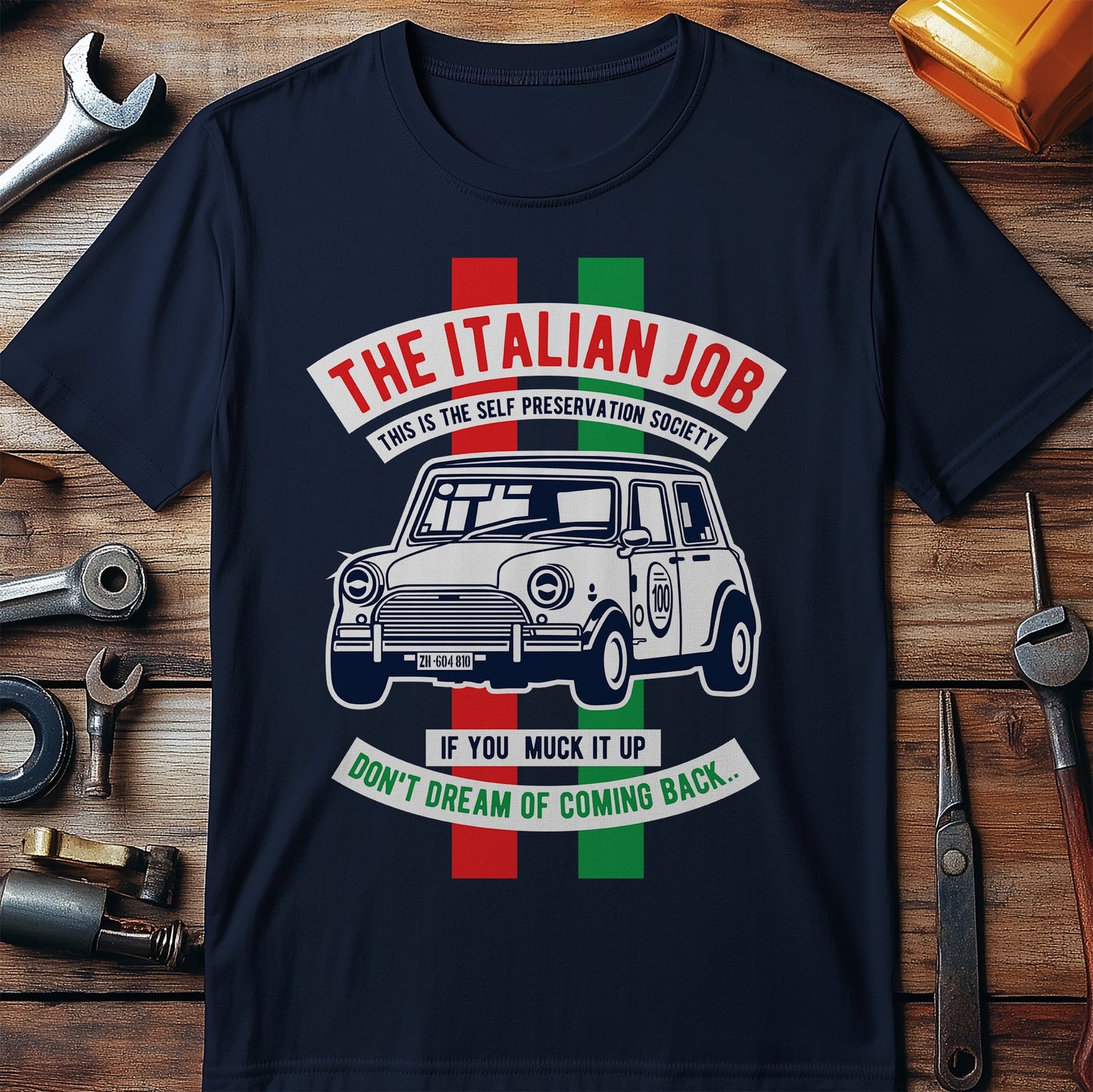 Italian Mini Car T-Shirt