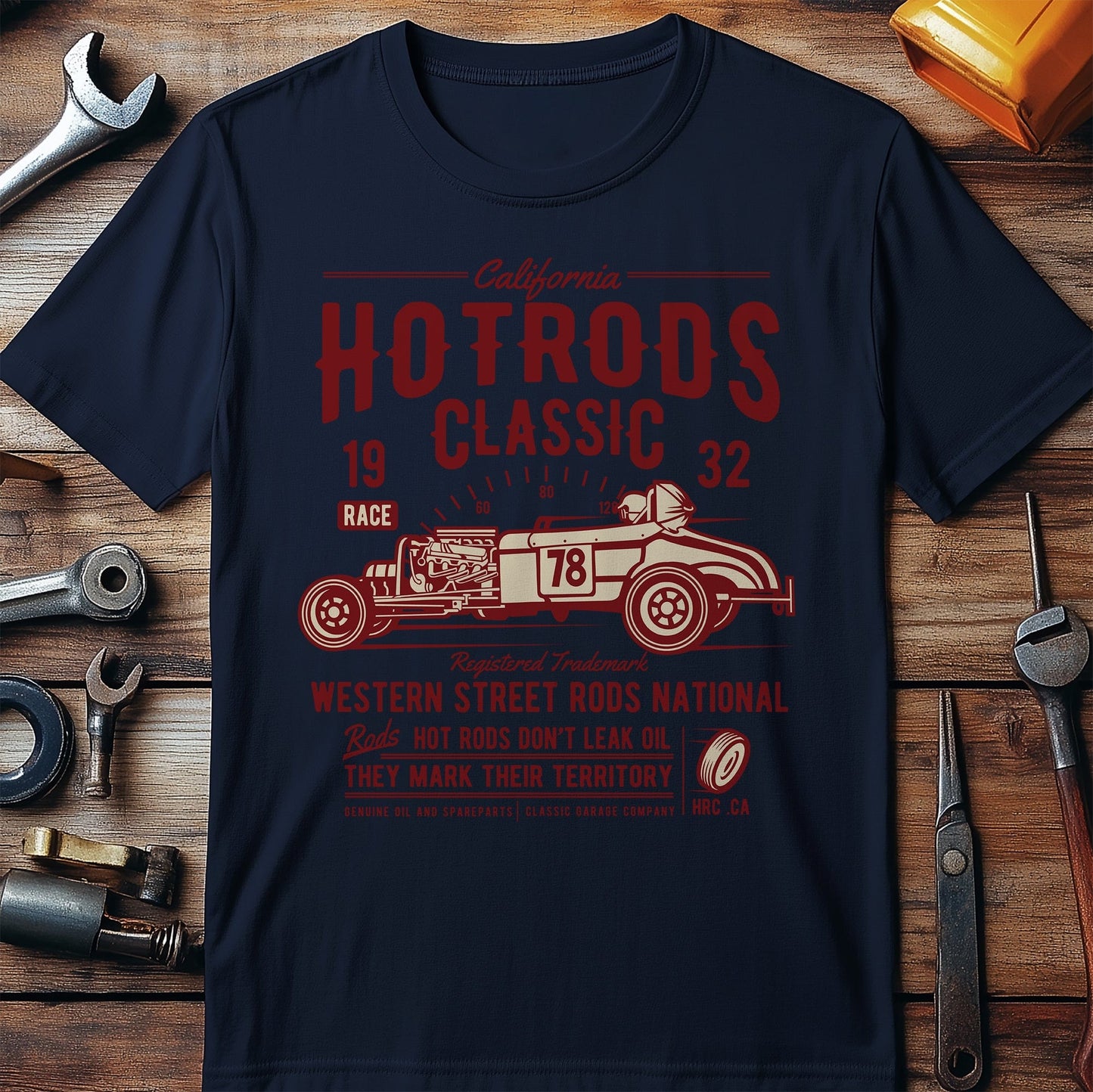 Hot Rods Race Classic T-shirt