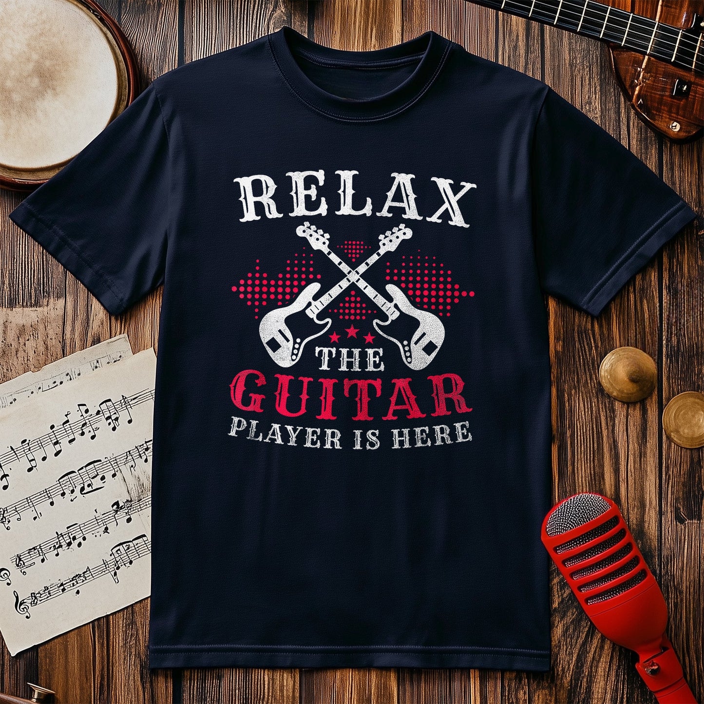 The Guitar Player Is Here! T-Shirt