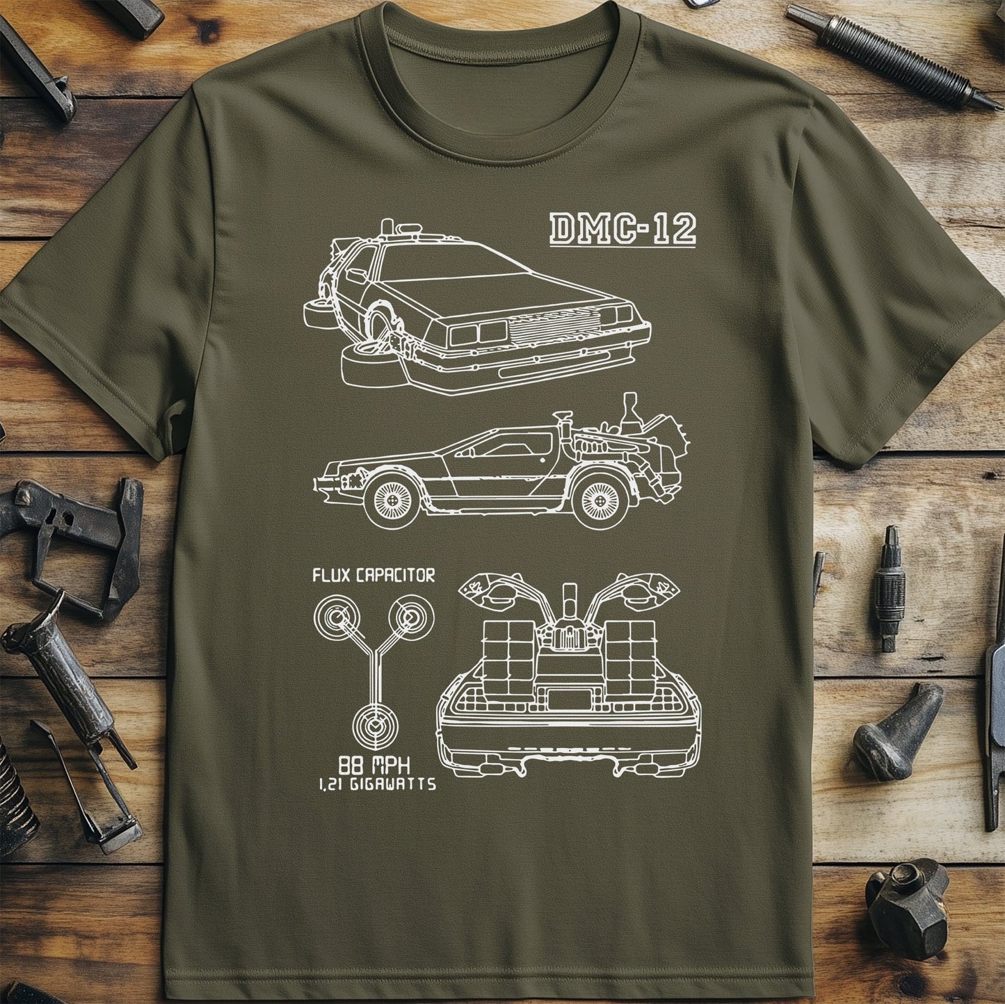 DMC Flux Capacitor T-shirt