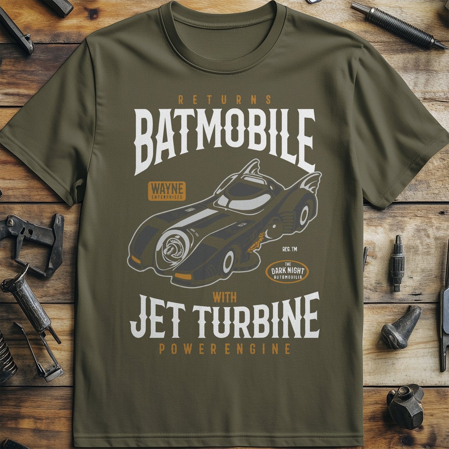 Bat Returns Car T-shirt