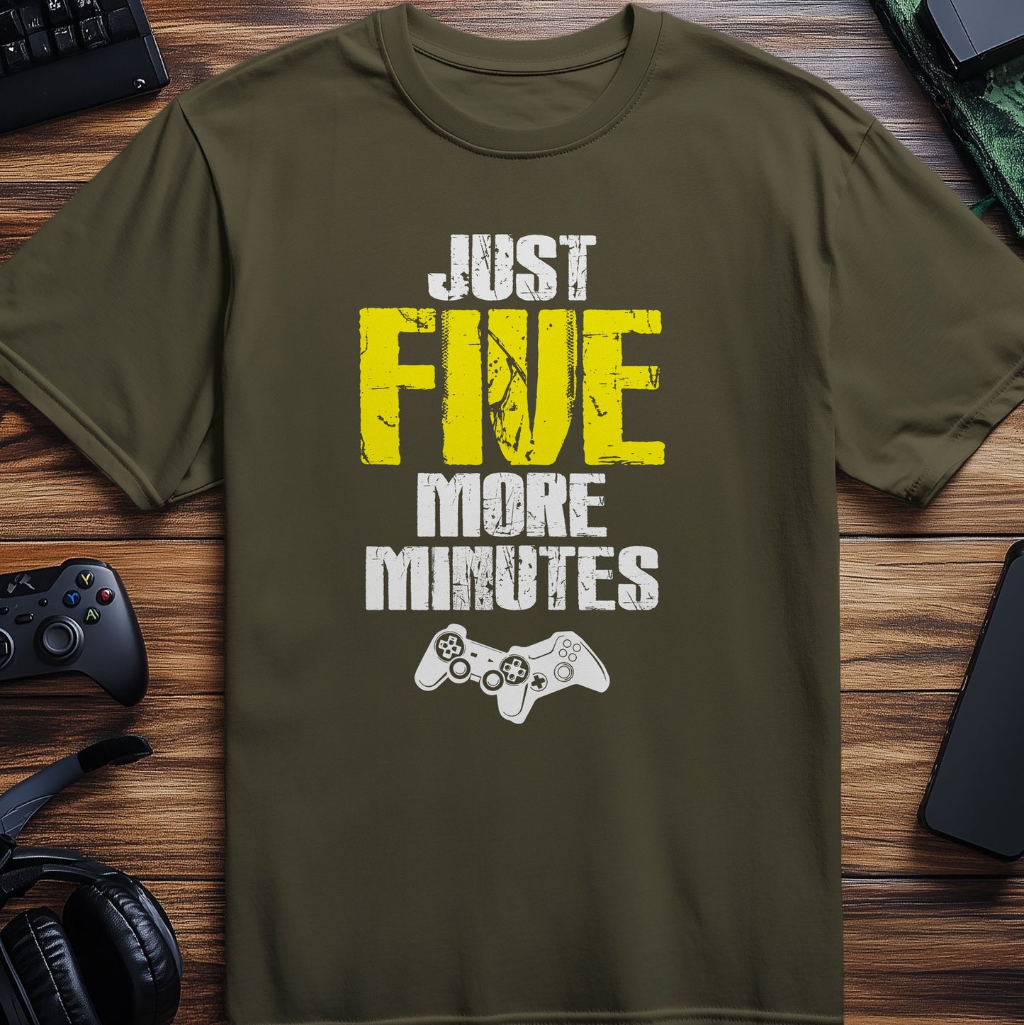 Just 5 More Minutes Gaming T-Shirt