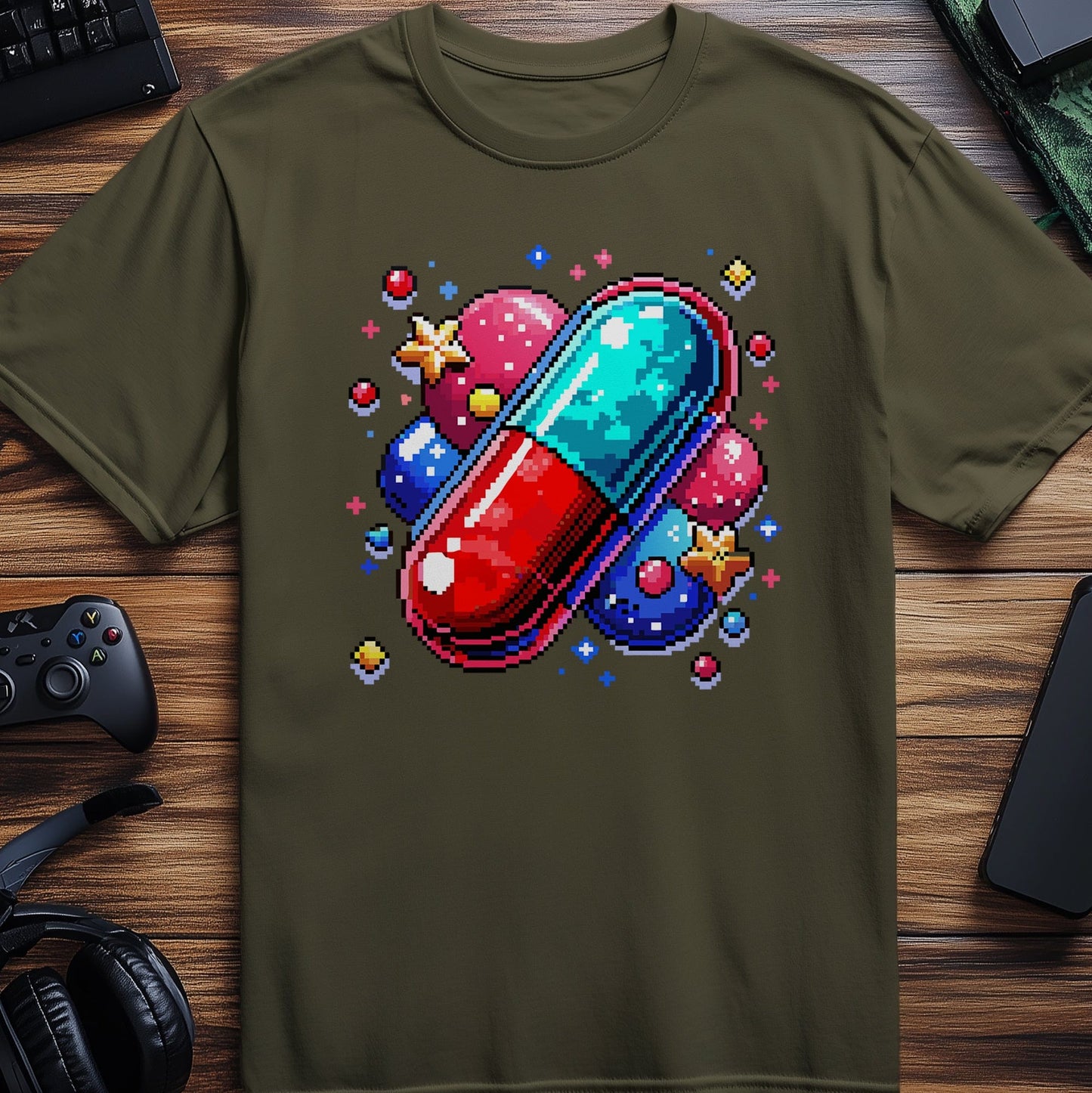 Pixel 22 Pill T-Shirt