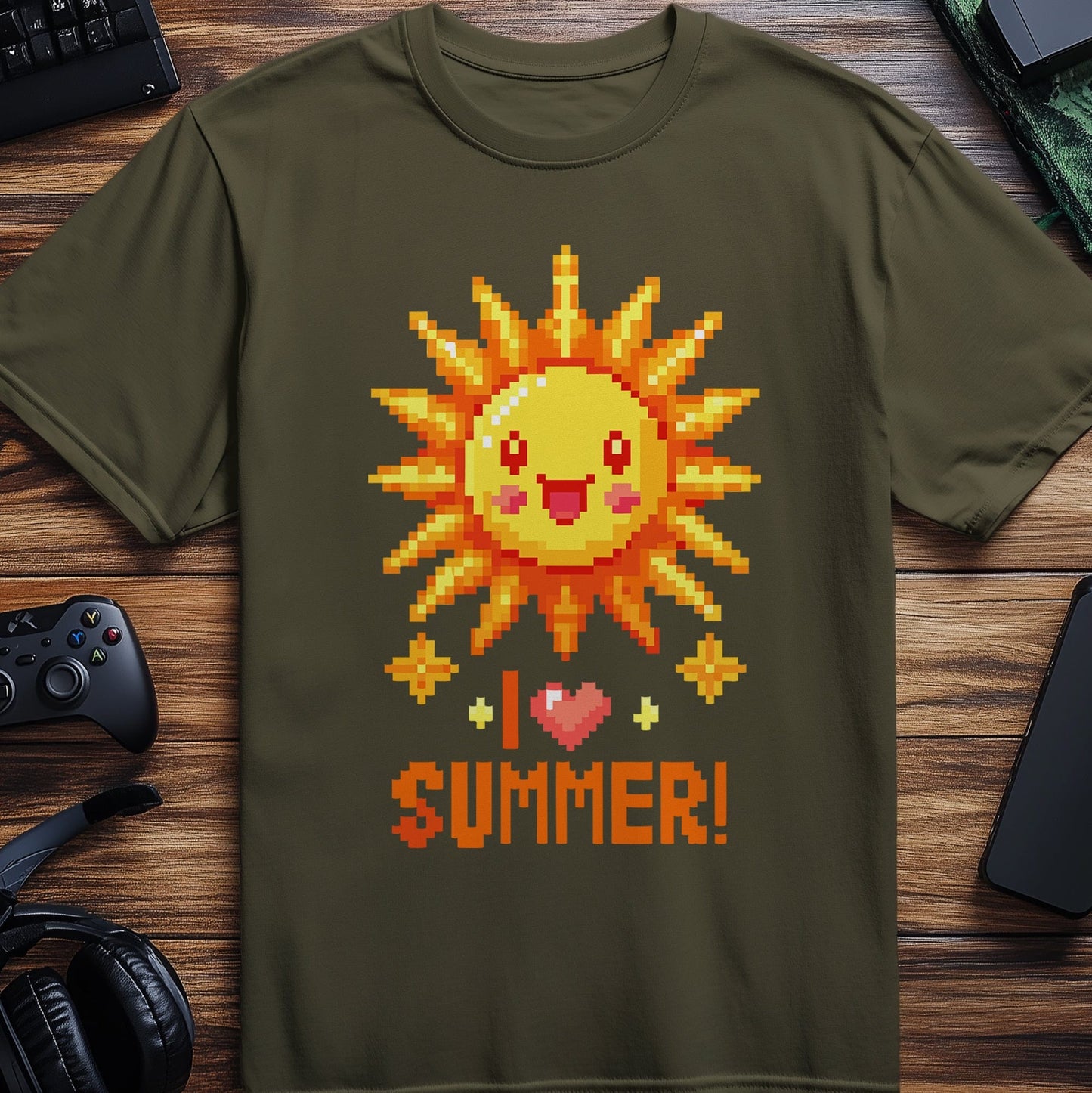 Pixel 24 T-shirt sunshine