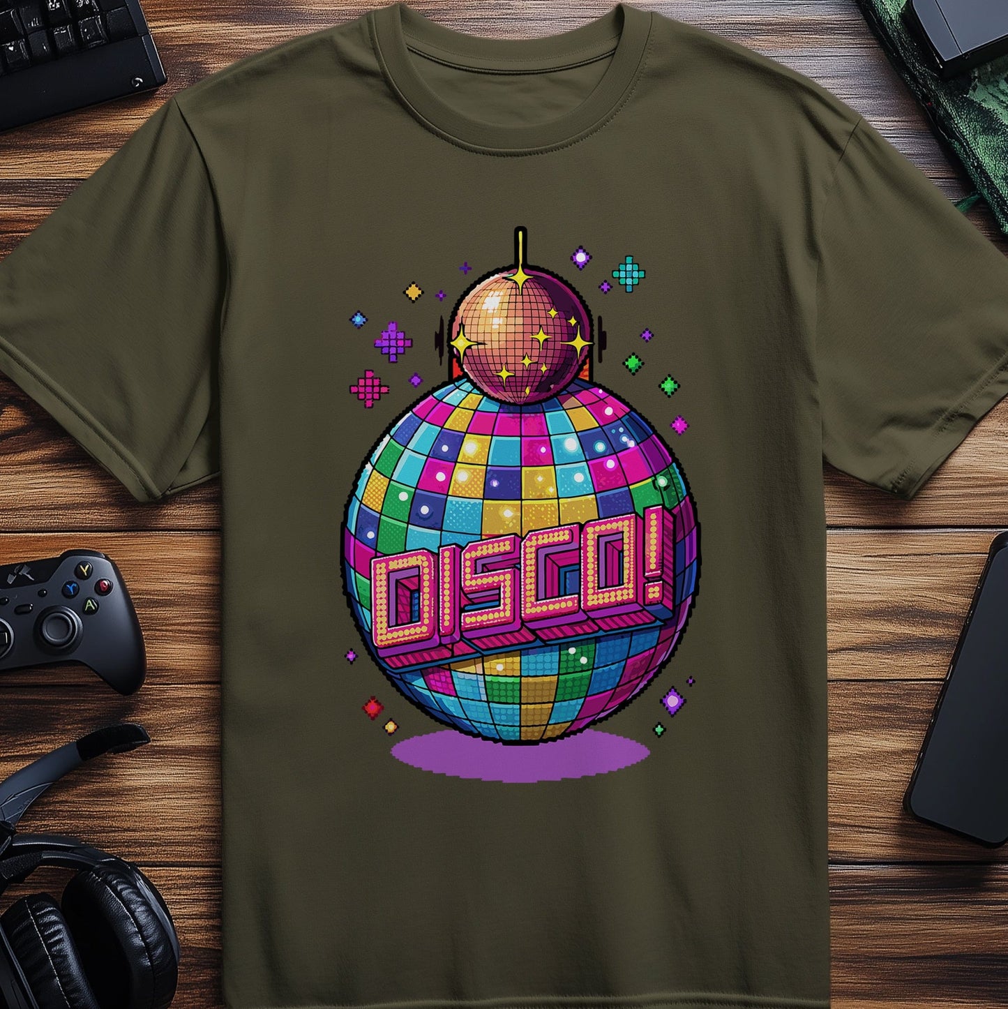 Pixel 98 Disco Ball T-shirt