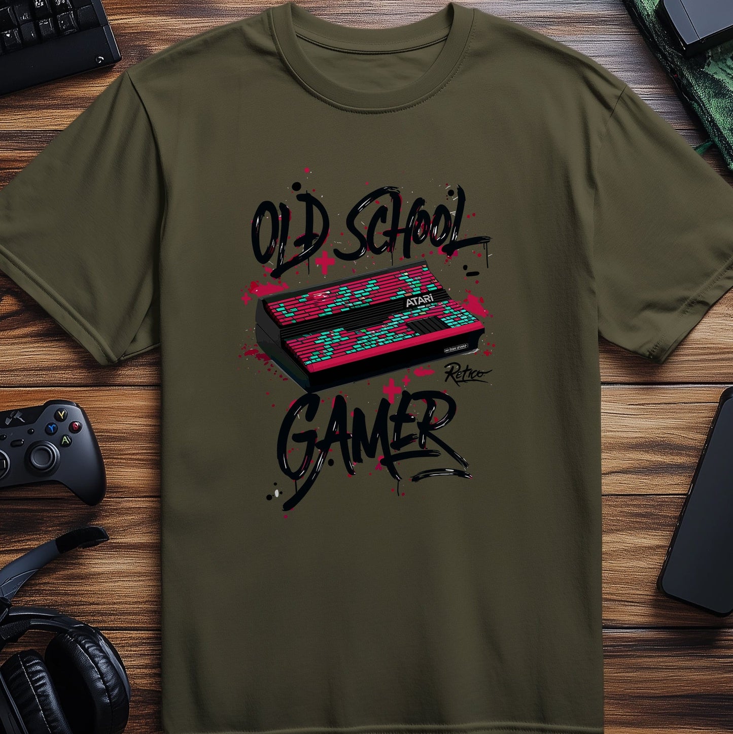 Gamer 91 Old School gamer T-shirt
