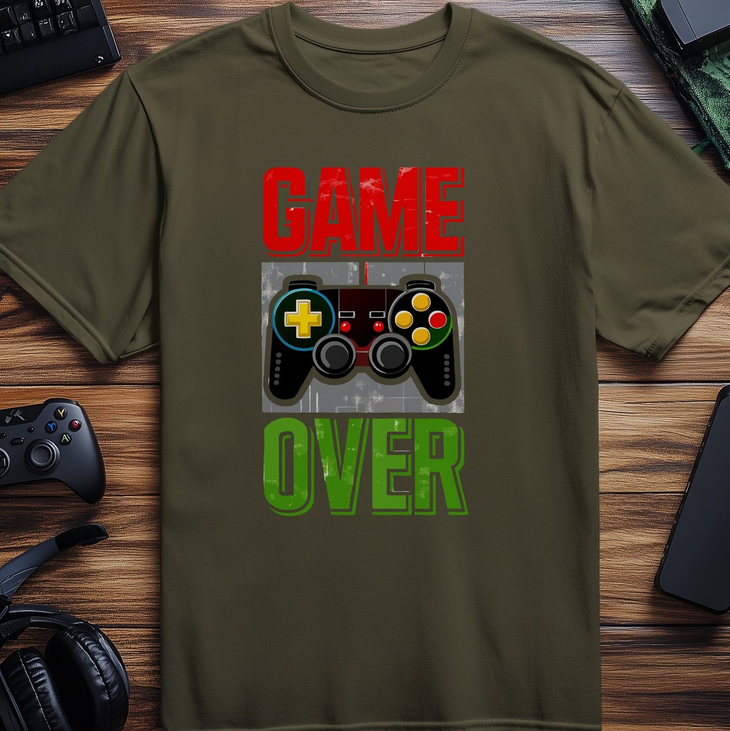 Gamer50 t-shirt Game over