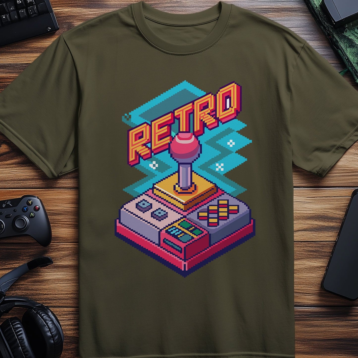 Pixel 69 T-Shirt Retro Gamer