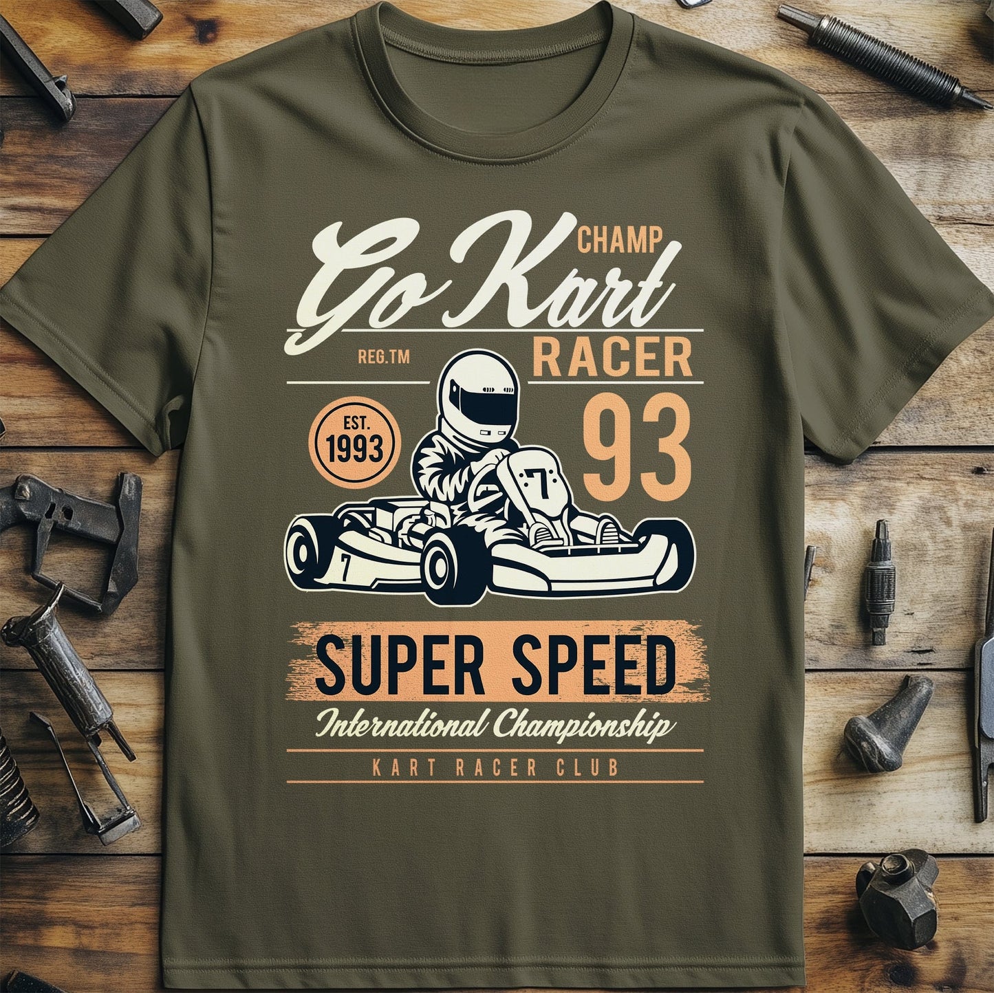 Go Kart Racer Super Speed T-shirt