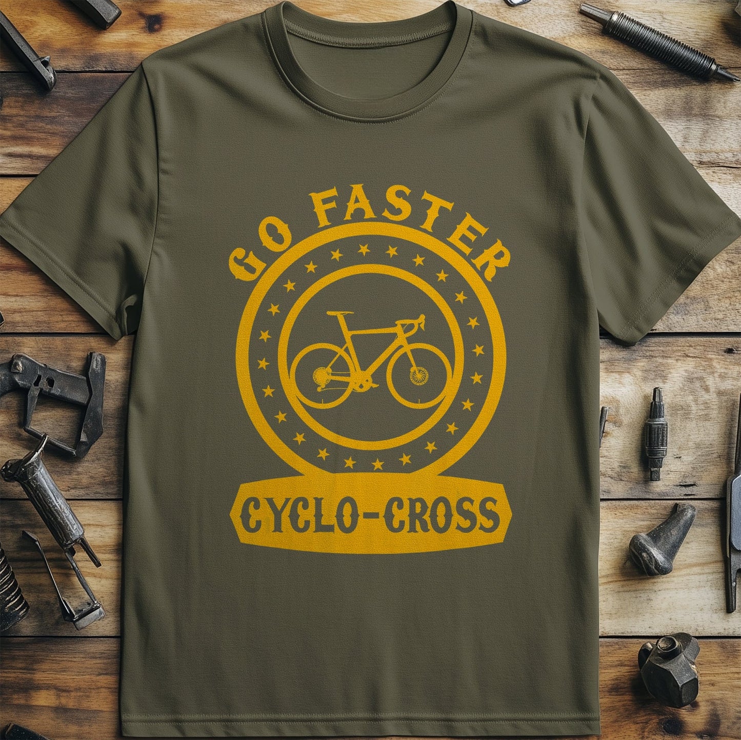 Cycling (209) T-Shirt - Pedal Power