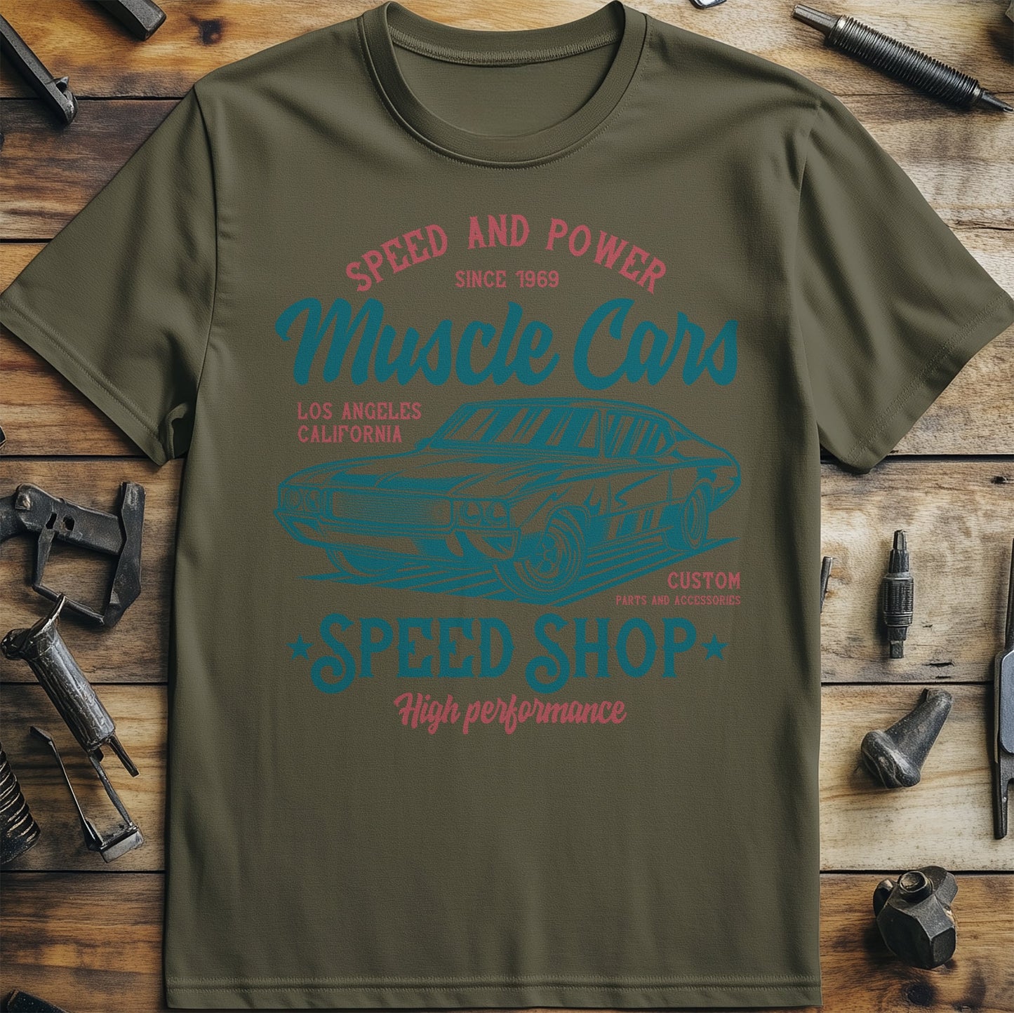 Speed & Power T-Shirt Style001