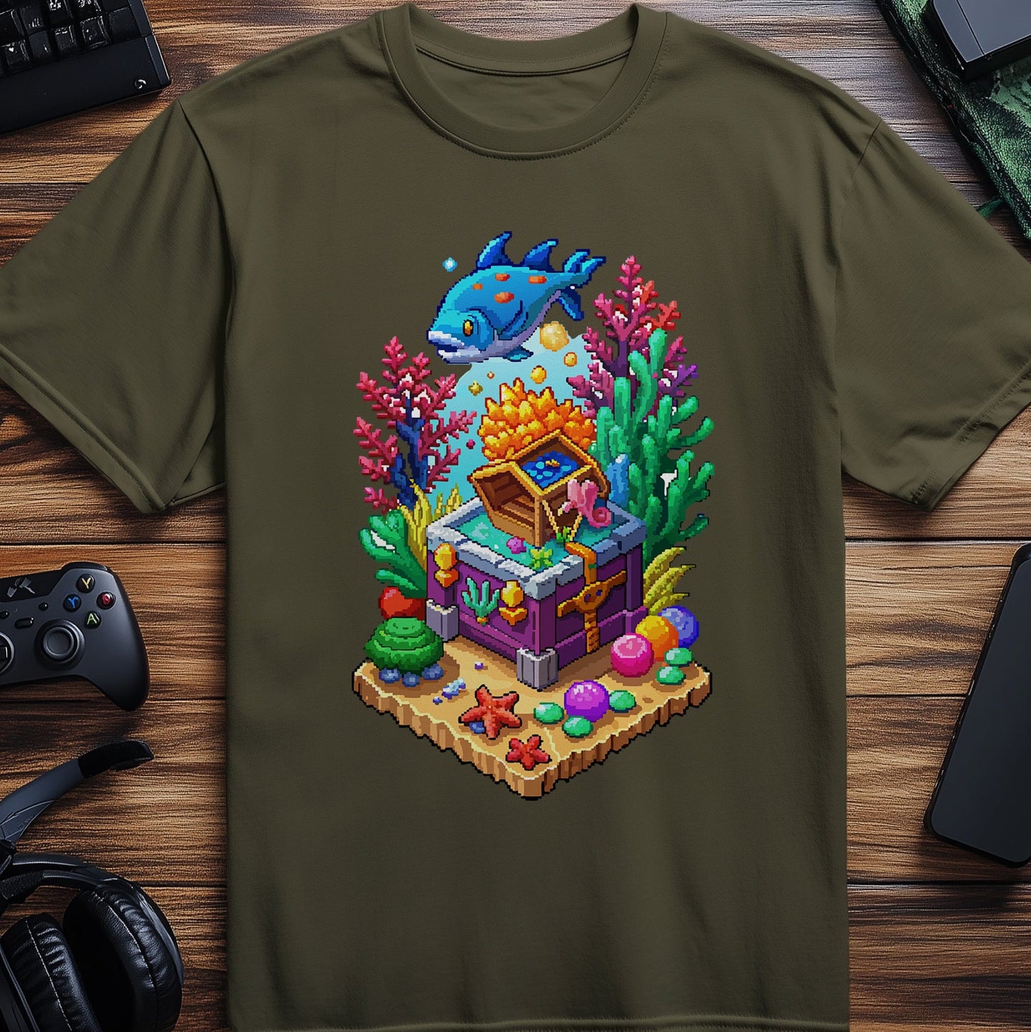 Pixel 27 Treasure Chest T-Shirt