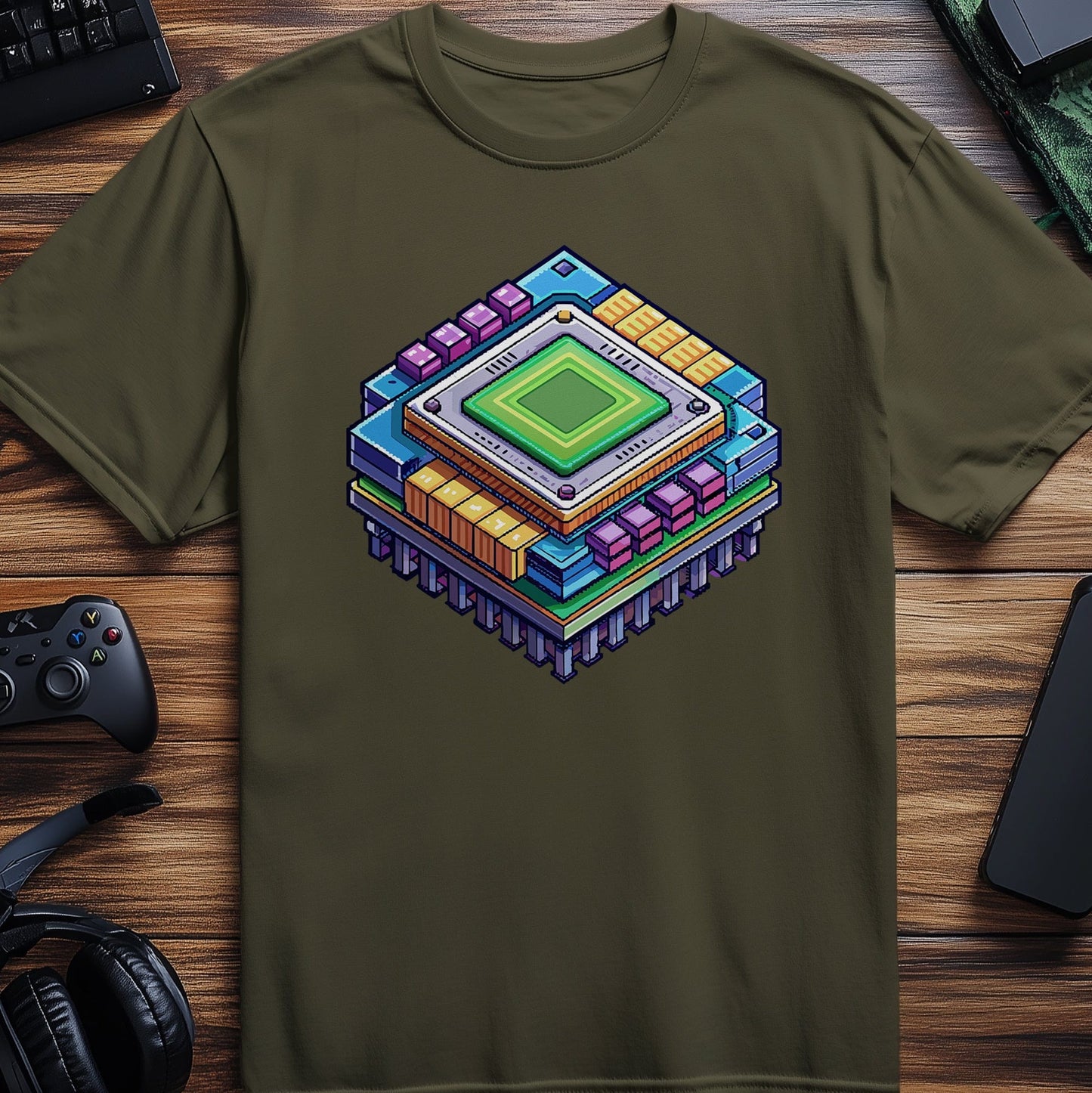 Pixel 96 Football Stadium T-shirt