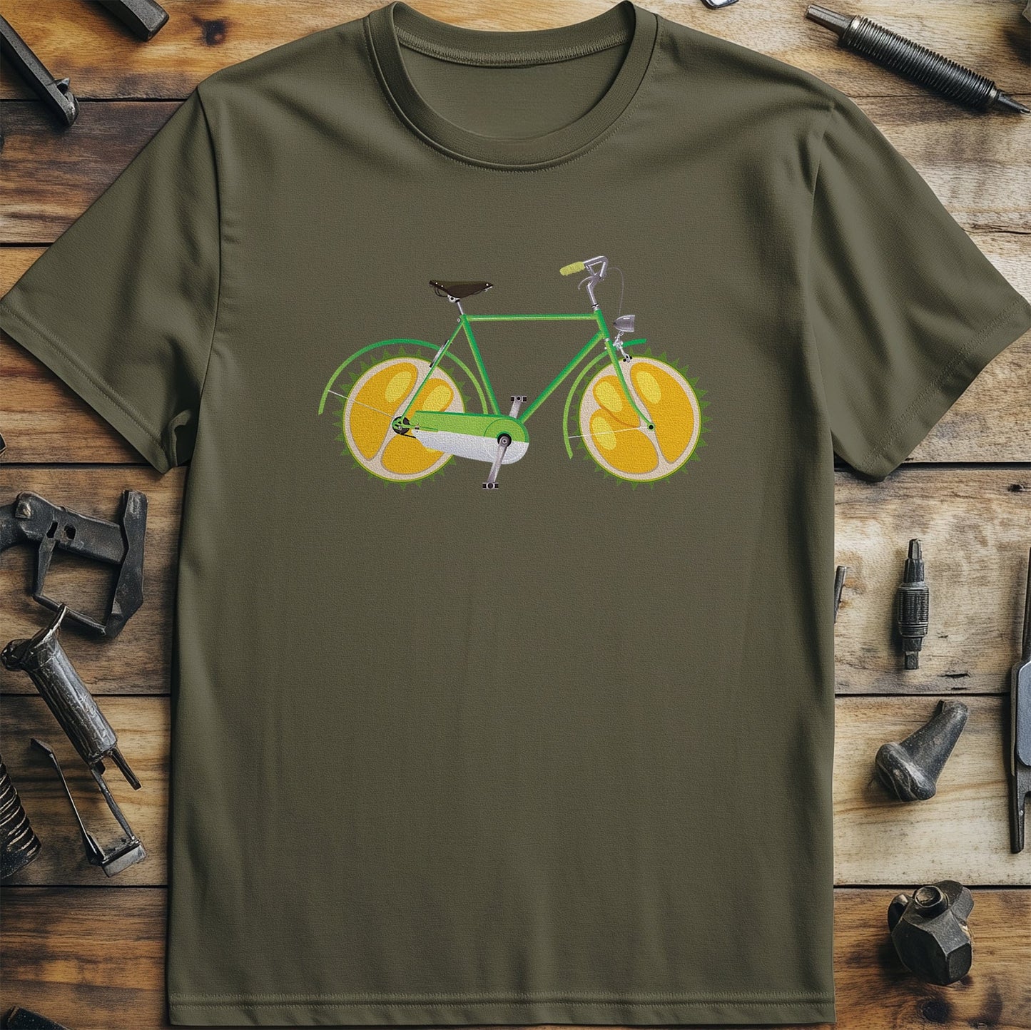 Cycling (178) T-Shirt - Ride into