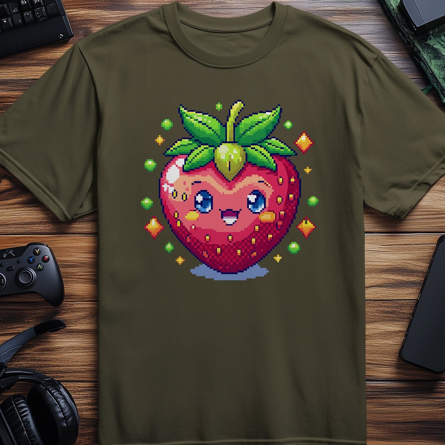 Pixel 80 Strawberry T-shirt
