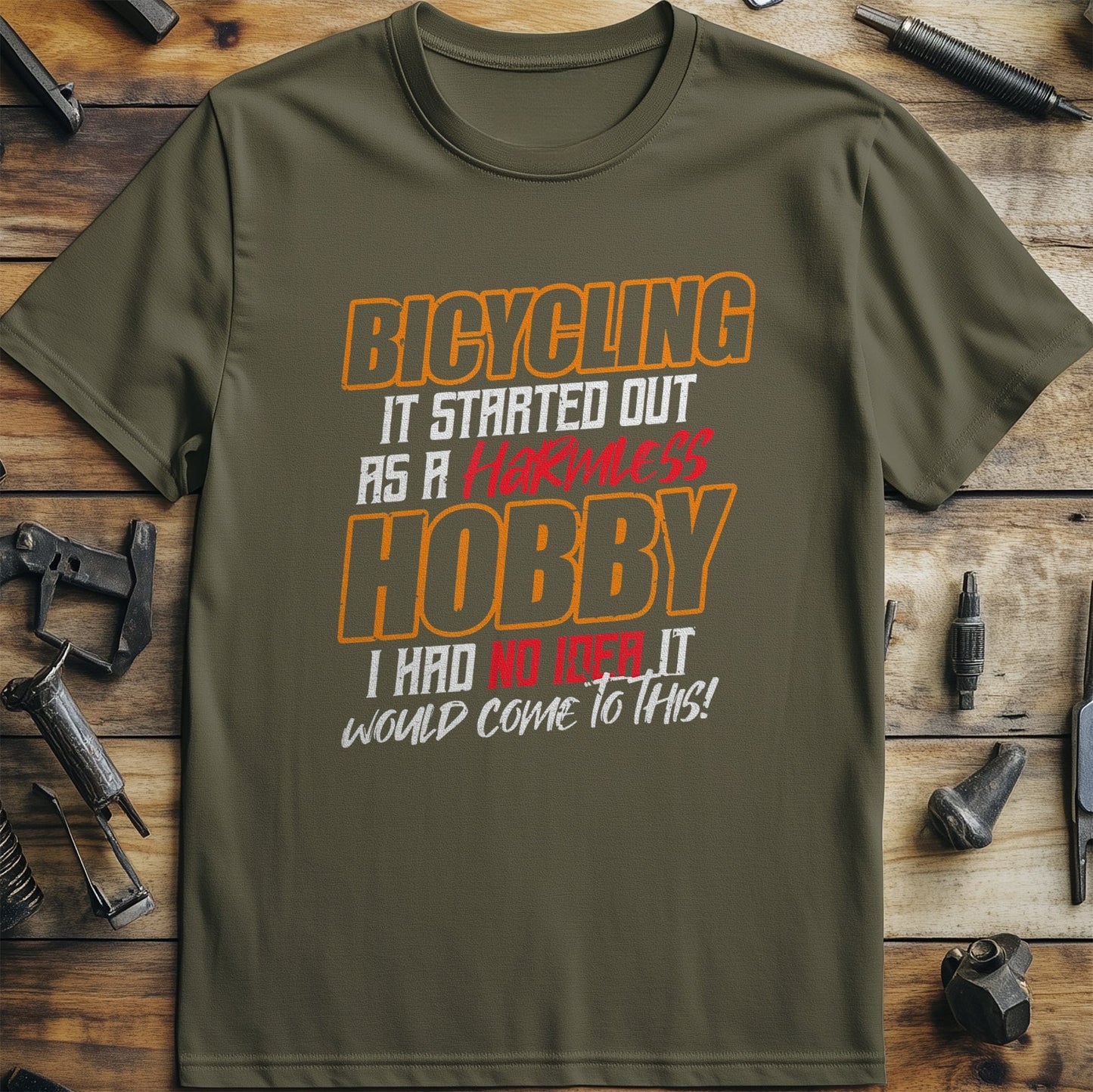 Cycling T-Shirt Cycling Started As A Hobby