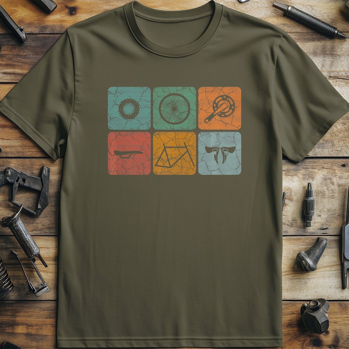 Cycling (203) T-Shirt - Tool-tastic