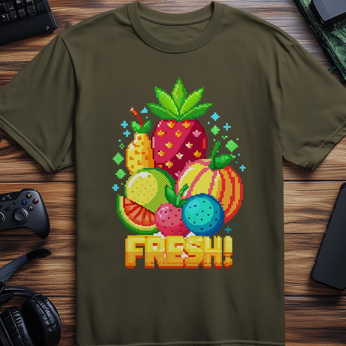 Pixel 29 T-Shirt Fruit