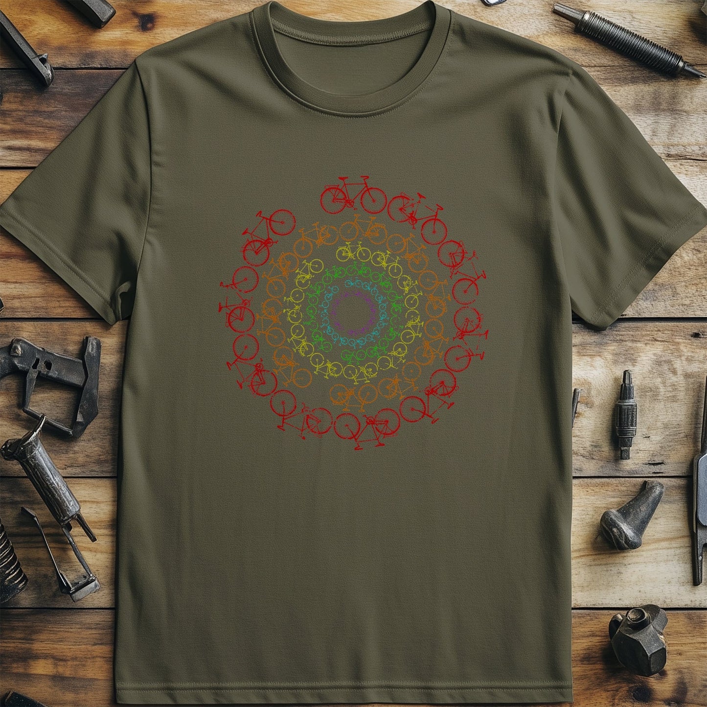 Rainbow Wheel T-shirt